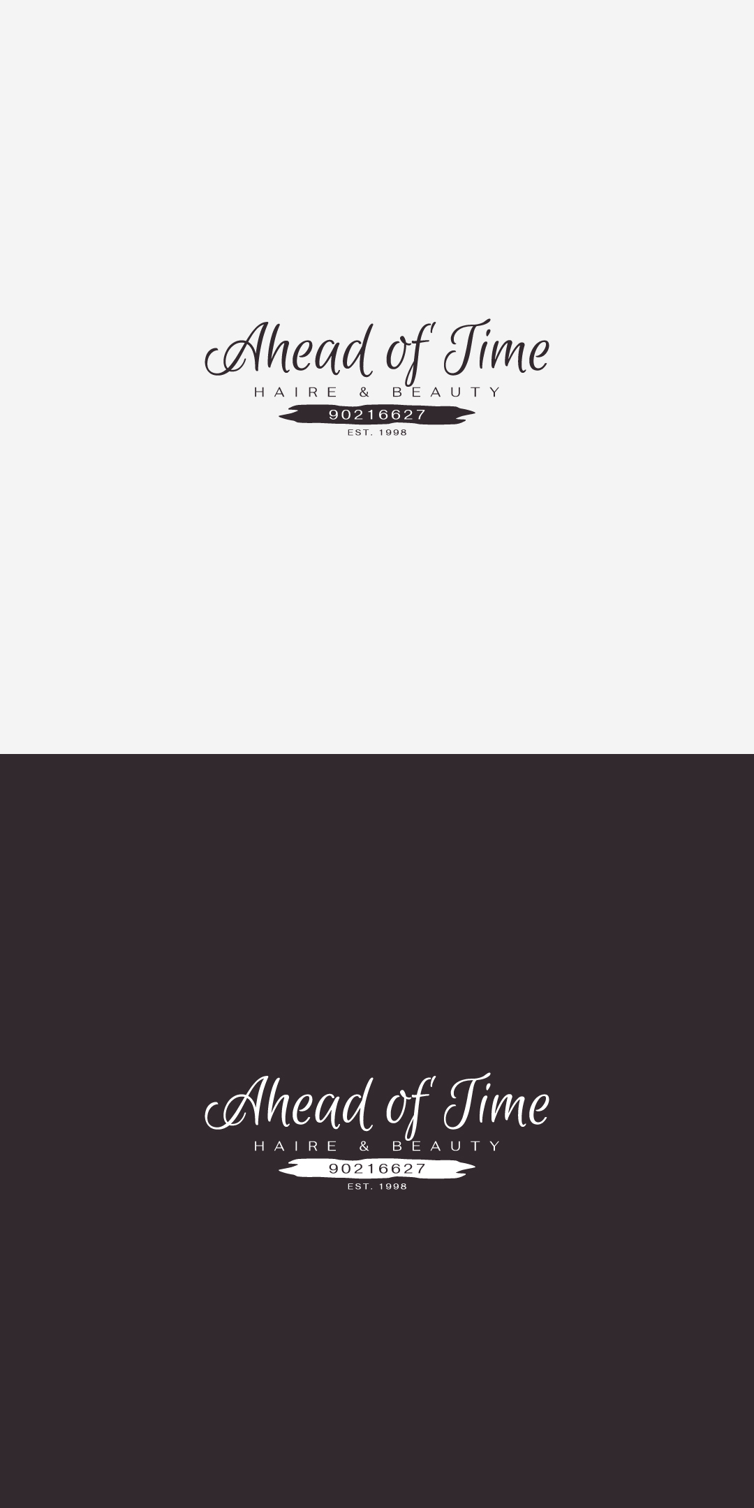 Logo Design by SamiddhaH for Ahead Of Time Hair and Beauty | Design #36275546