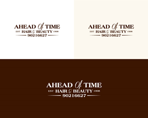 Logo Design by Cre@8ive.Colors for Ahead Of Time Hair and Beauty | Design: #36237660