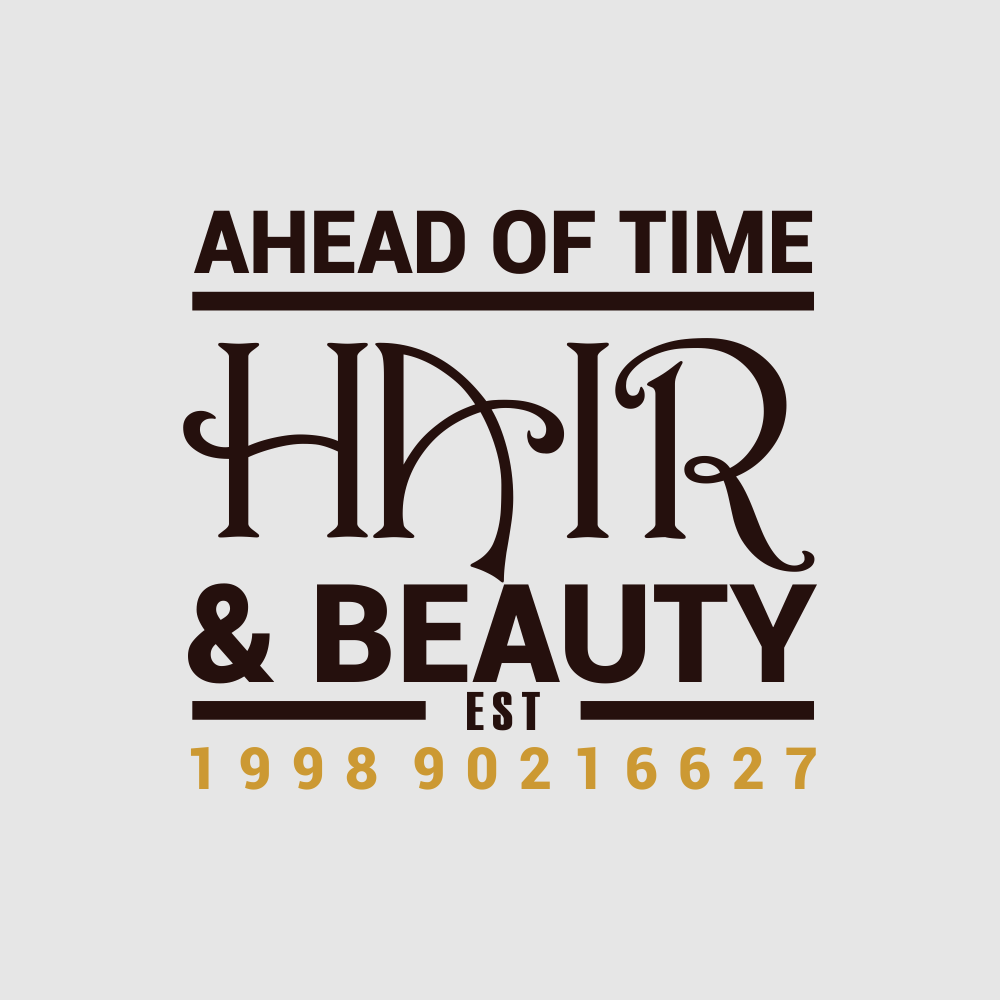 Logo Design by Gerald Design 3 for Ahead Of Time Hair and Beauty | Design #36270620
