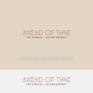 Logo Design by designprotox for Ahead Of Time Hair and Beauty | Design: #36278367