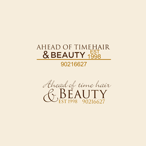 Logo Design by vanion282 for Ahead Of Time Hair and Beauty | Design: #36255950