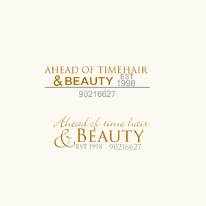 Design de Logo par vanion282 pour Ahead Of Time Hair and Beauty | Design : #36255959