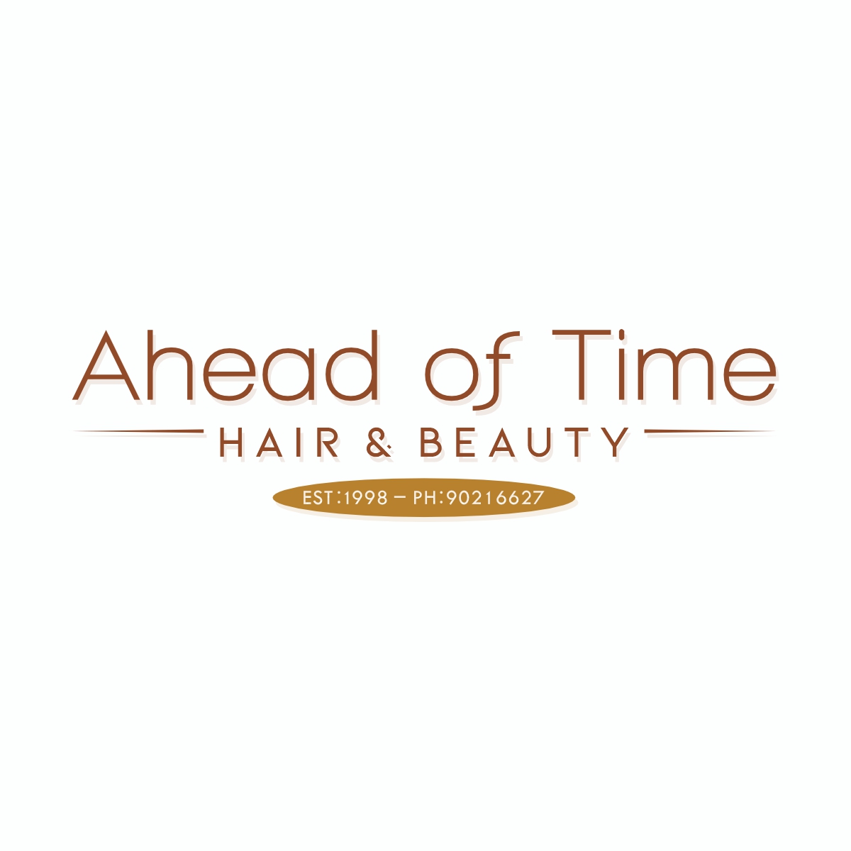 Logo Design by Ashani Bhattacharya for Ahead Of Time Hair and Beauty | Design #36241095