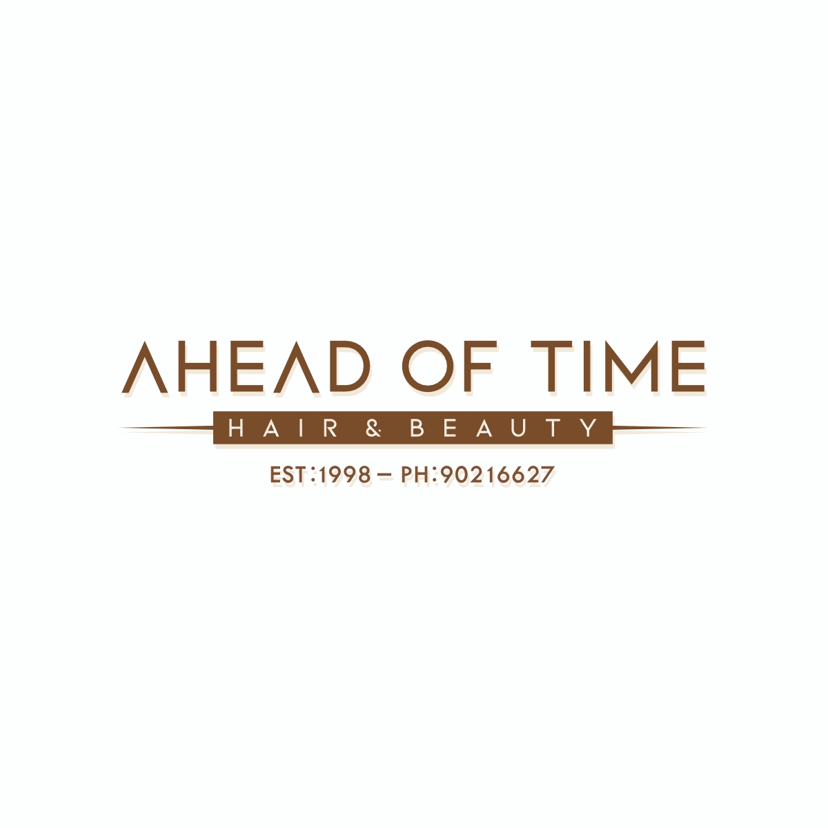Logo Design by Ashani Bhattacharya for Ahead Of Time Hair and Beauty | Design #36241283