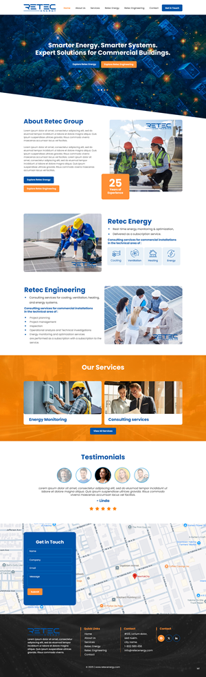 Web Design by pb for Retec Engineering AB | Design: #36248292