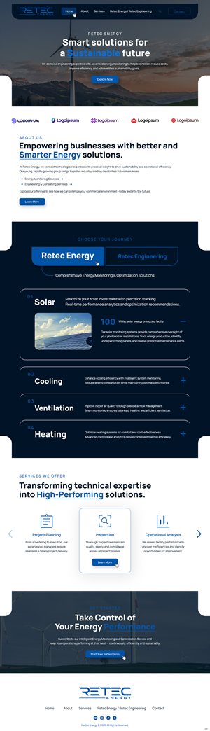 Web Design by pb for Retec Engineering AB | Design: #36248295