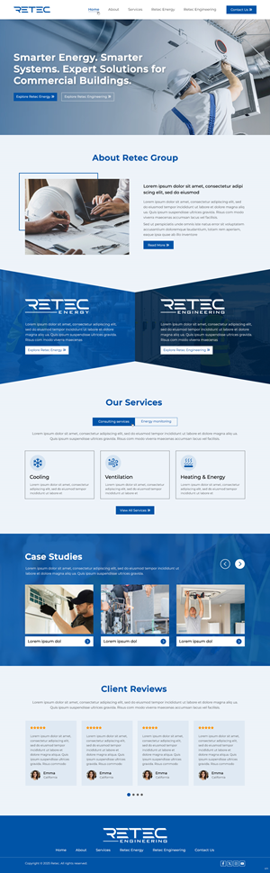 Web Design by pb for Retec Engineering AB | Design: #36248311
