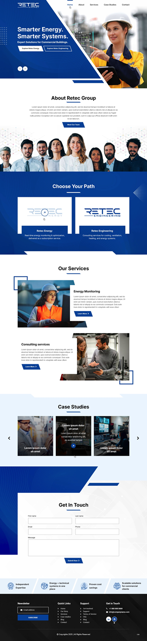 Web Design by pb for Retec Engineering AB | Design: #36248337