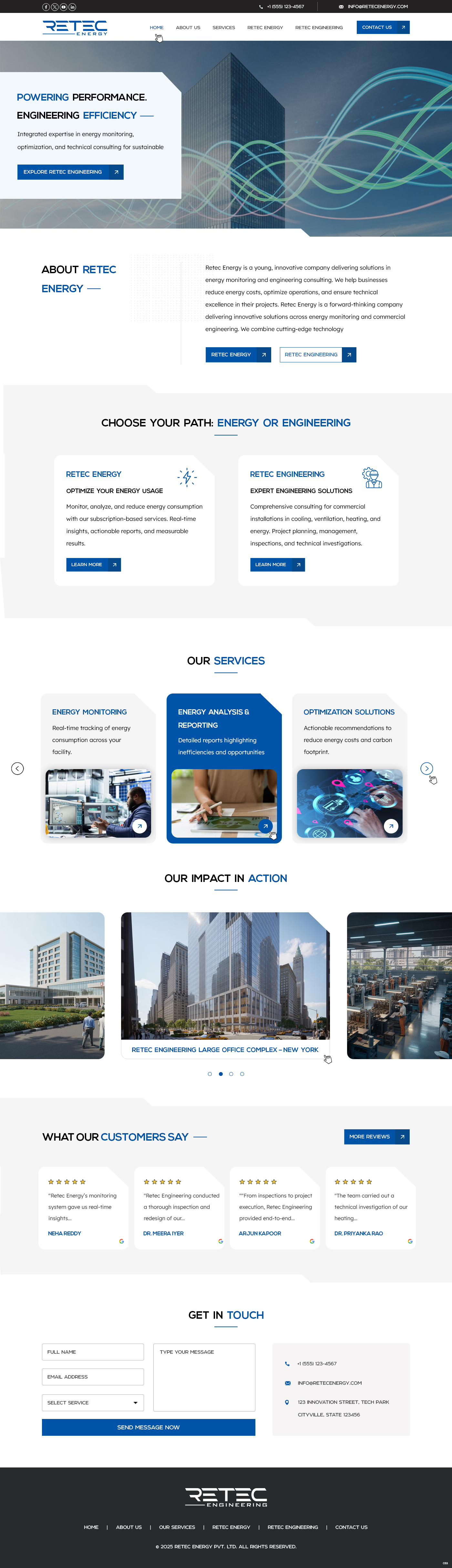 Web Design by pb for Retec Engineering AB | Design #36248341