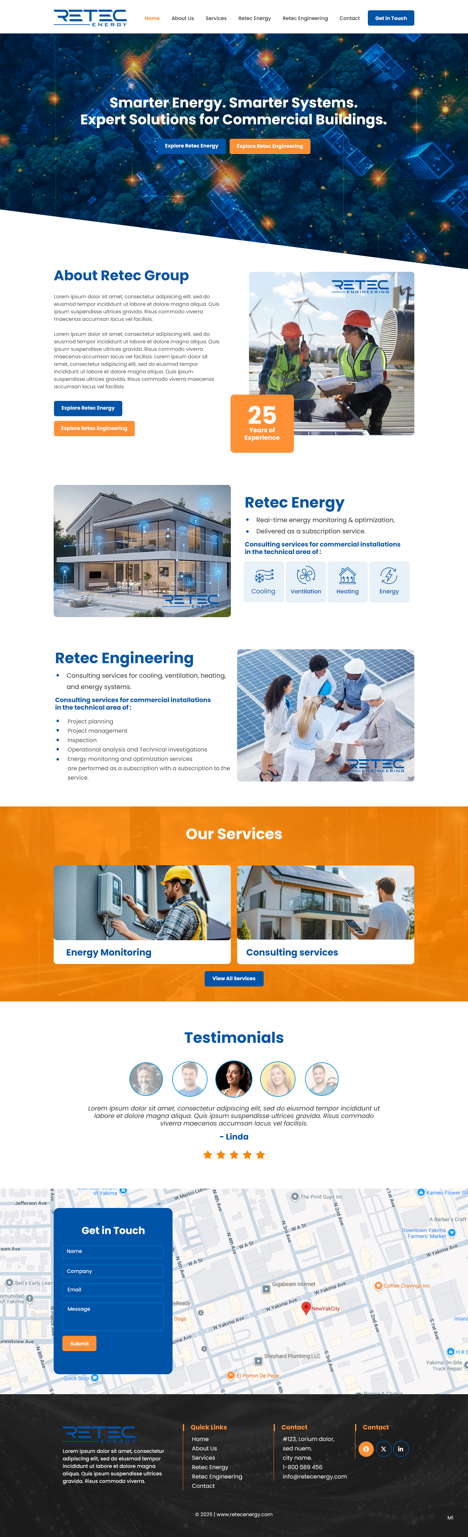 Diseño Web por pb para Retec Engineering AB | Diseño #36248346