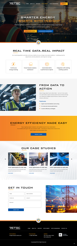 Diseño Web por pb para Retec Engineering AB | Diseño: #36365658