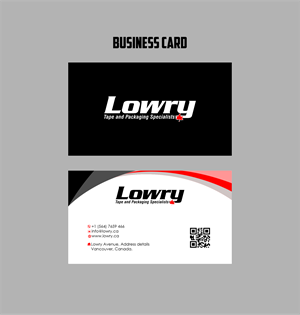 Stationery Design by Excellar Hub for Lowry Sales B.C. Ltd | Design: #36266470