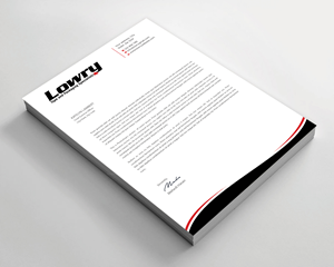 Design de Papeterie par Expert Bappy pour Lowry Sales B.C. Ltd | Design : #36244854