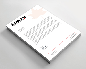 Design de Papeterie par Expert Bappy pour Lowry Sales B.C. Ltd | Design : #36245124