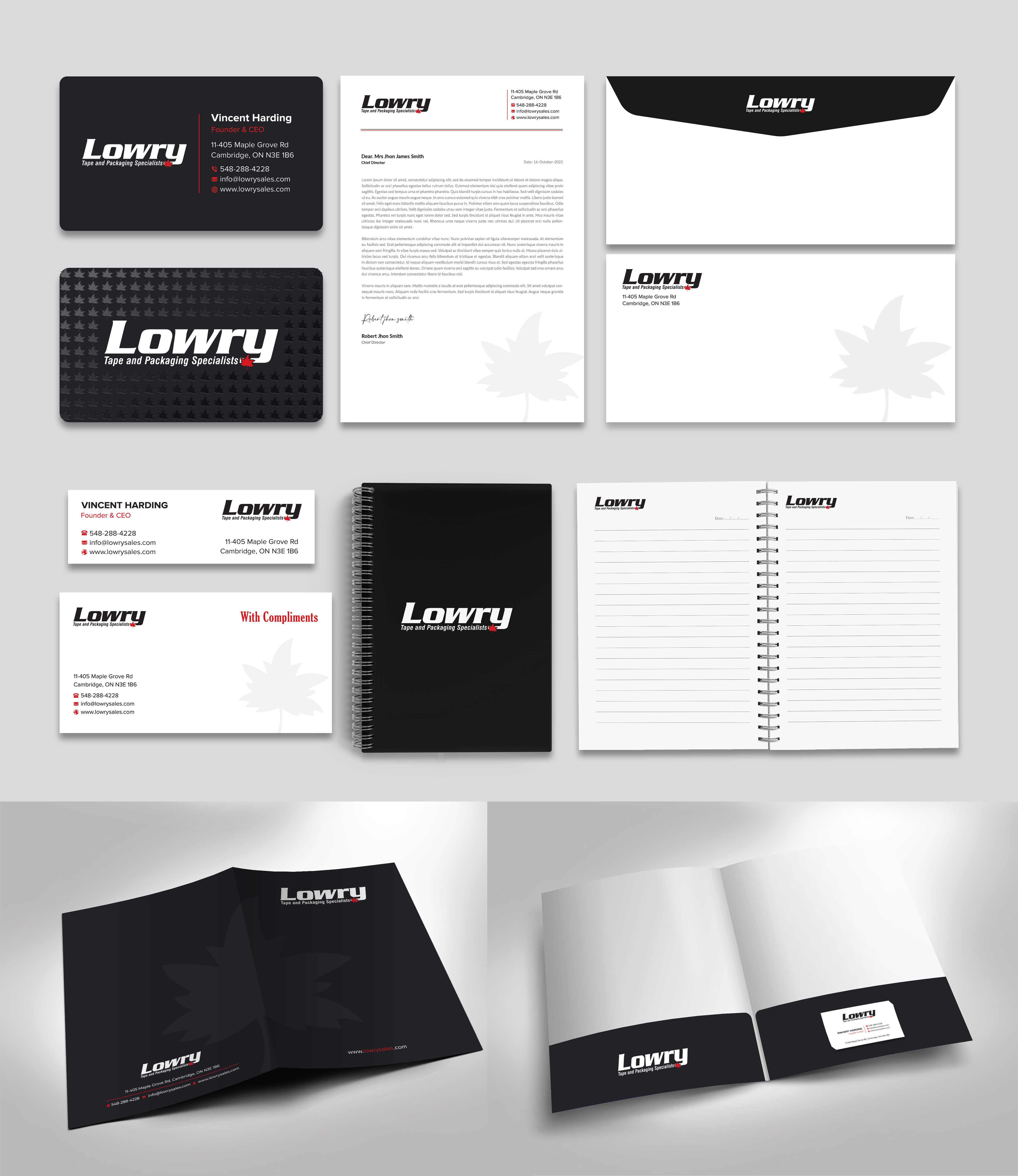 Design de Papeterie par Sabbir_2025 pour Lowry Sales B.C. Ltd | Design #36292470