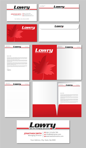 Design de Papeterie par LAXMI DESIGNHUB pour Lowry Sales B.C. Ltd | Design : #36268512