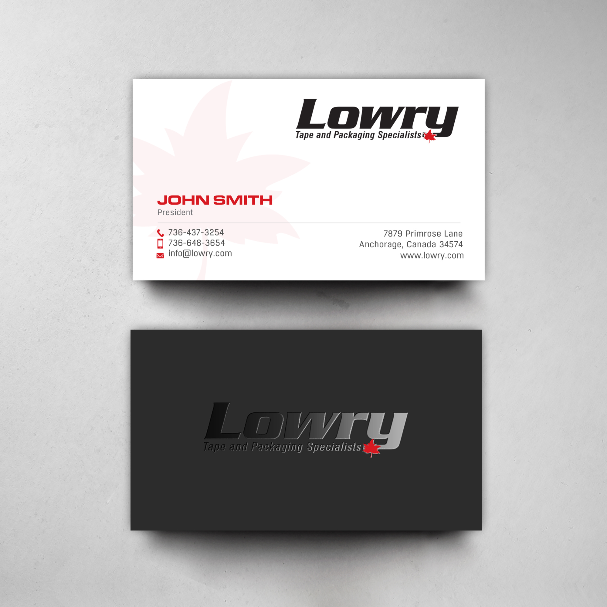 Design de Papeterie par chandrayaan.creative pour Lowry Sales B.C. Ltd | Design #36245428