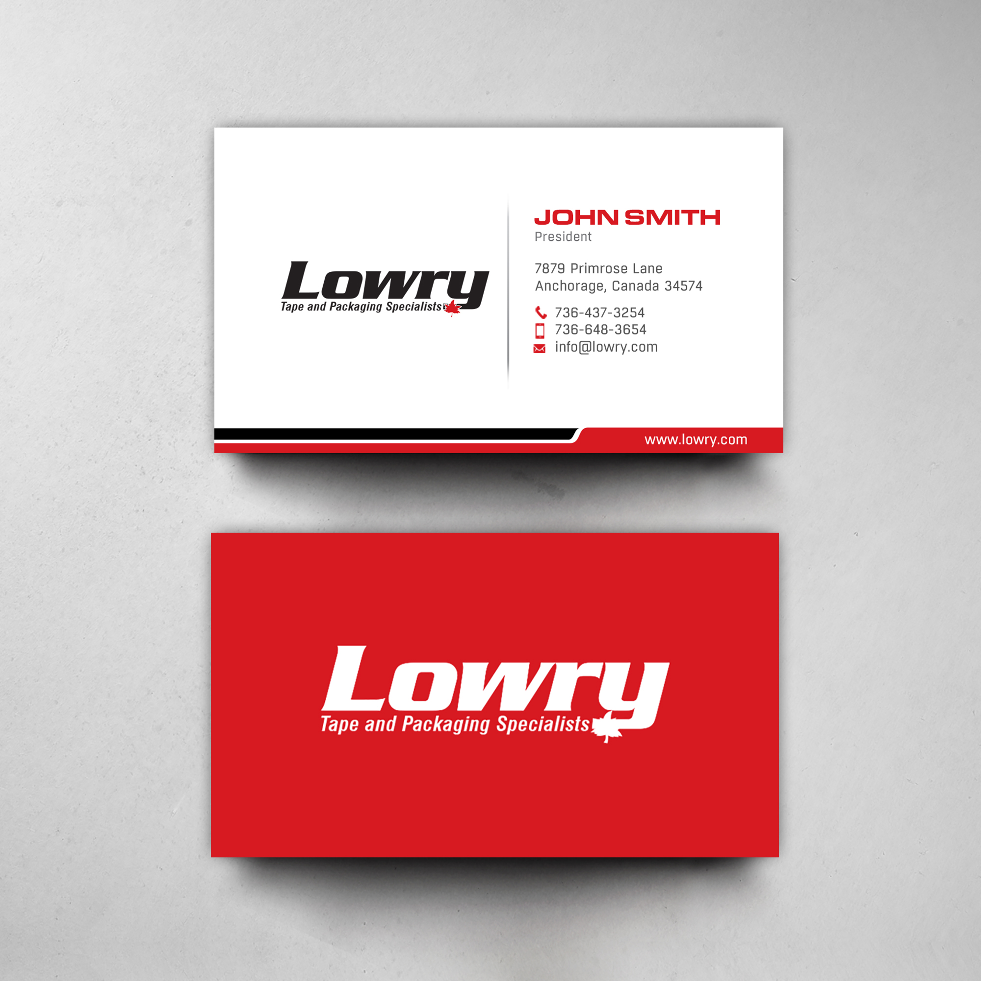 Diseño de Papelería por chandrayaan.creative para Lowry Sales B.C. Ltd | Diseño #36245449