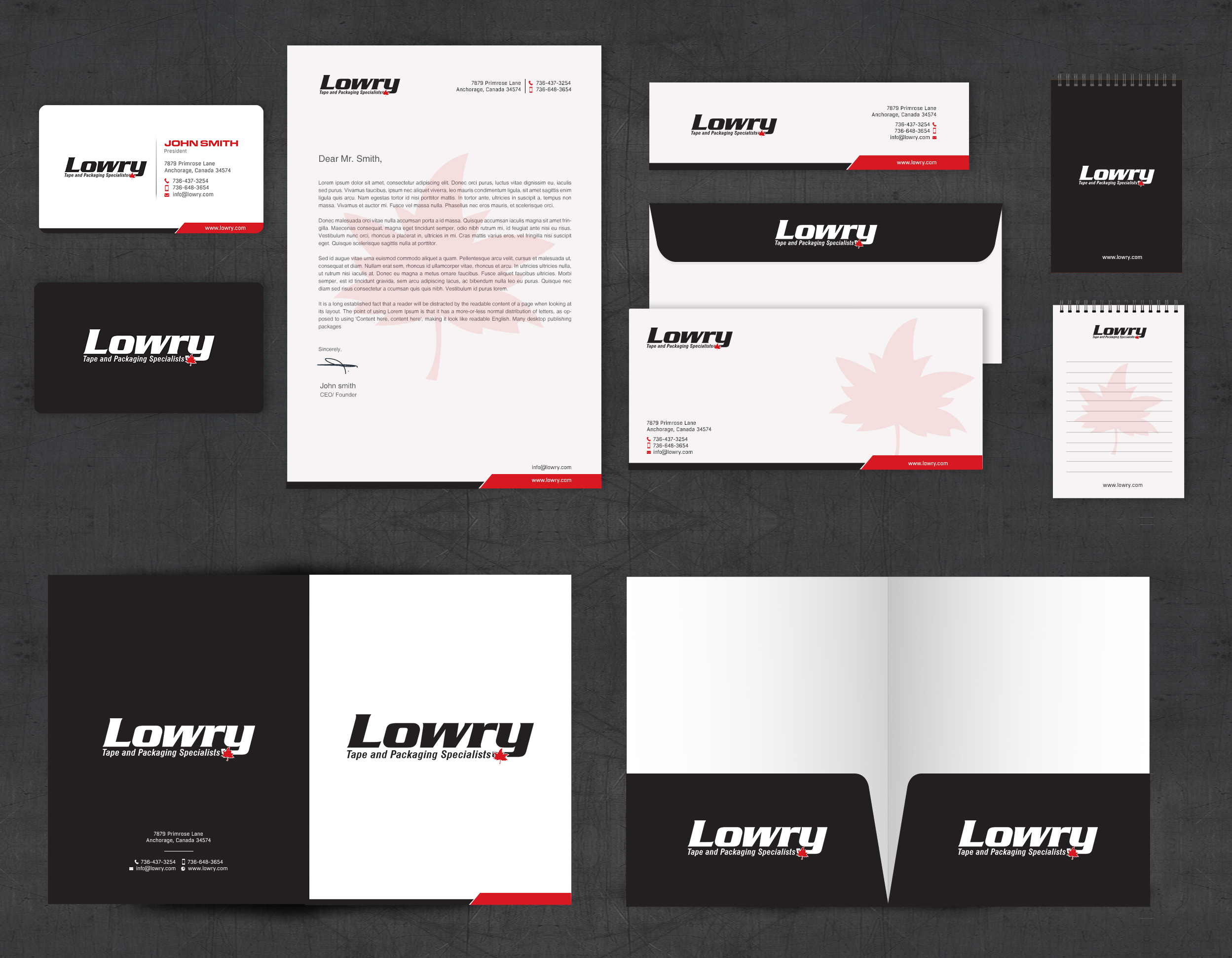 Diseño de Papelería por chandrayaan.creative para Lowry Sales B.C. Ltd | Diseño #36276816