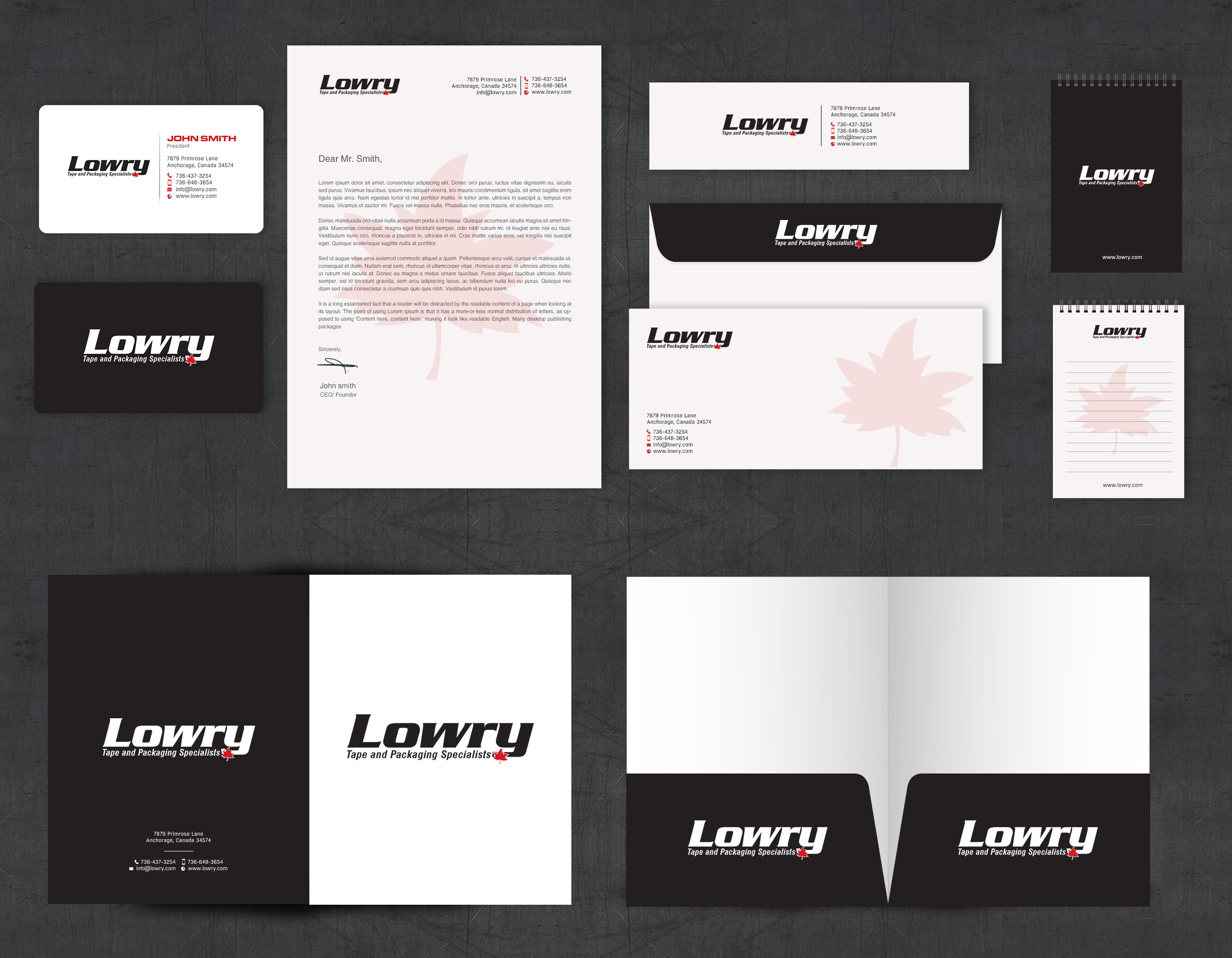 Diseño de Papelería por chandrayaan.creative para Lowry Sales B.C. Ltd | Diseño #36276817