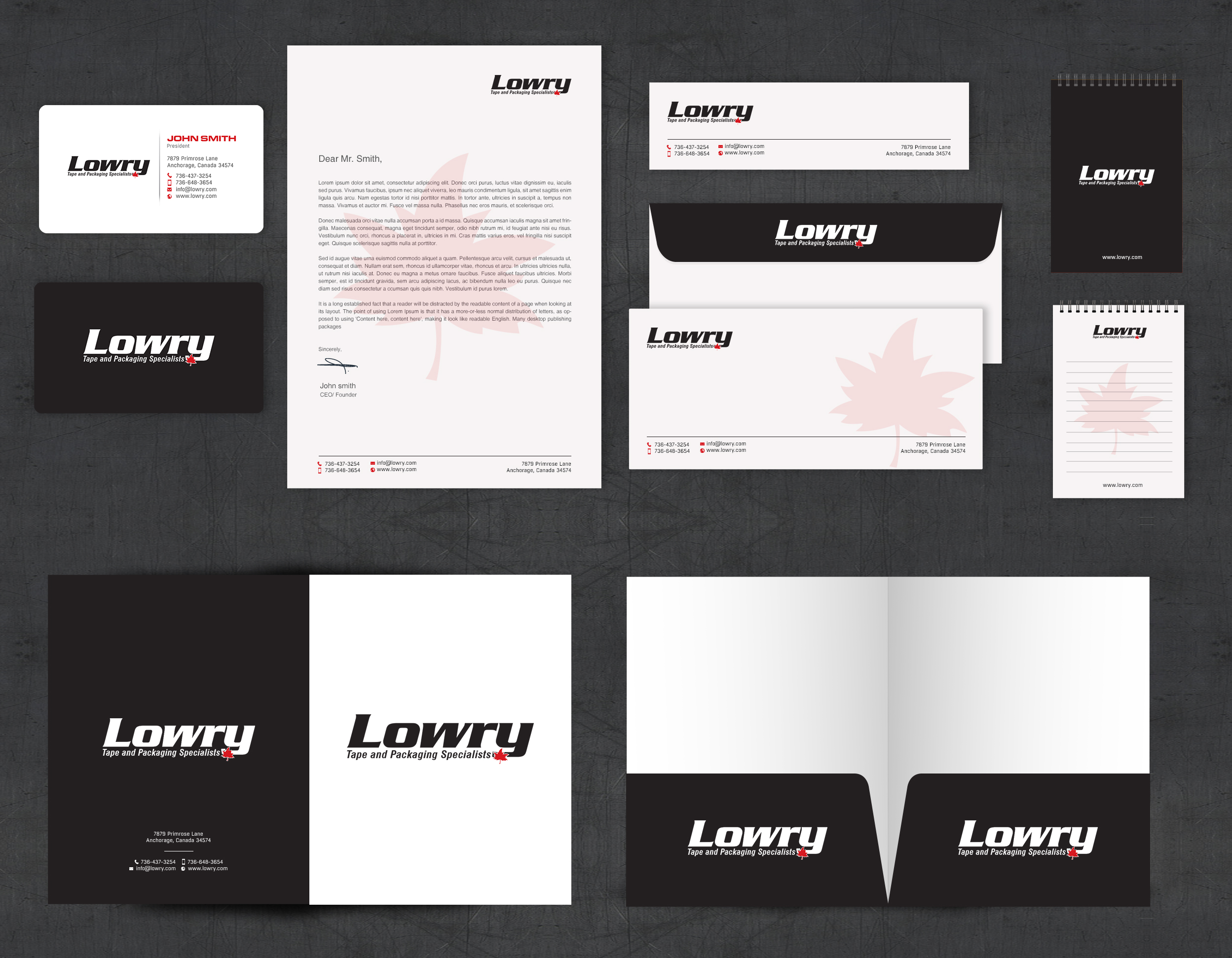 Diseño de Papelería por chandrayaan.creative para Lowry Sales B.C. Ltd | Diseño #36276820