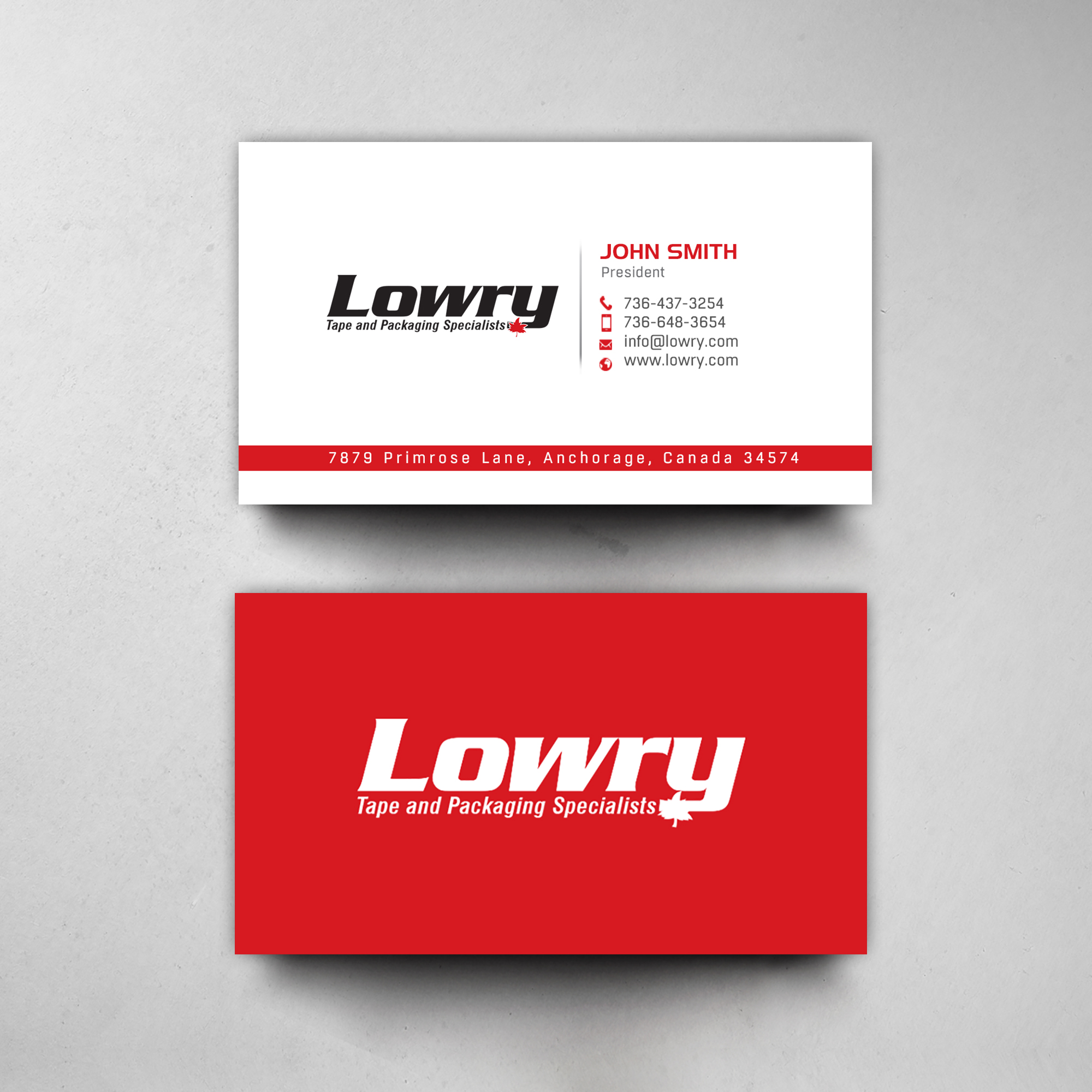 Diseño de Papelería por chandrayaan.creative para Lowry Sales B.C. Ltd | Diseño #36297970