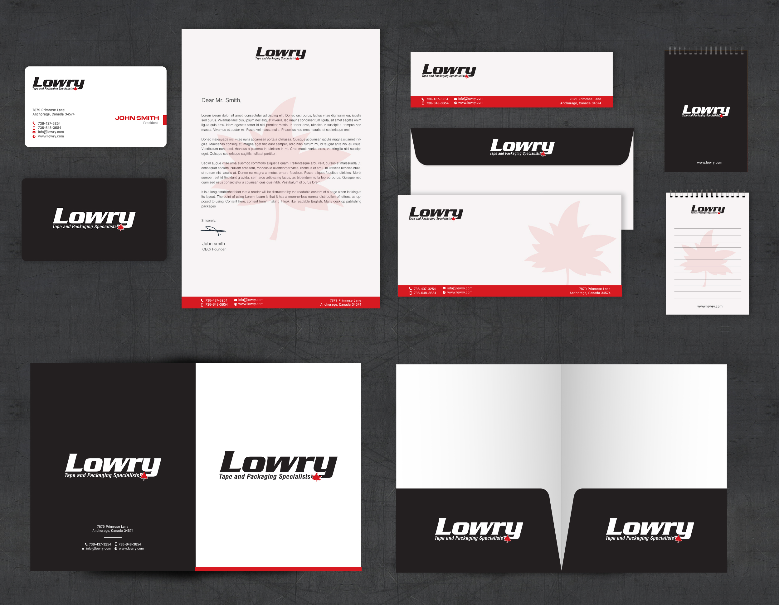 Diseño de Papelería por chandrayaan.creative para Lowry Sales B.C. Ltd | Diseño #36312293