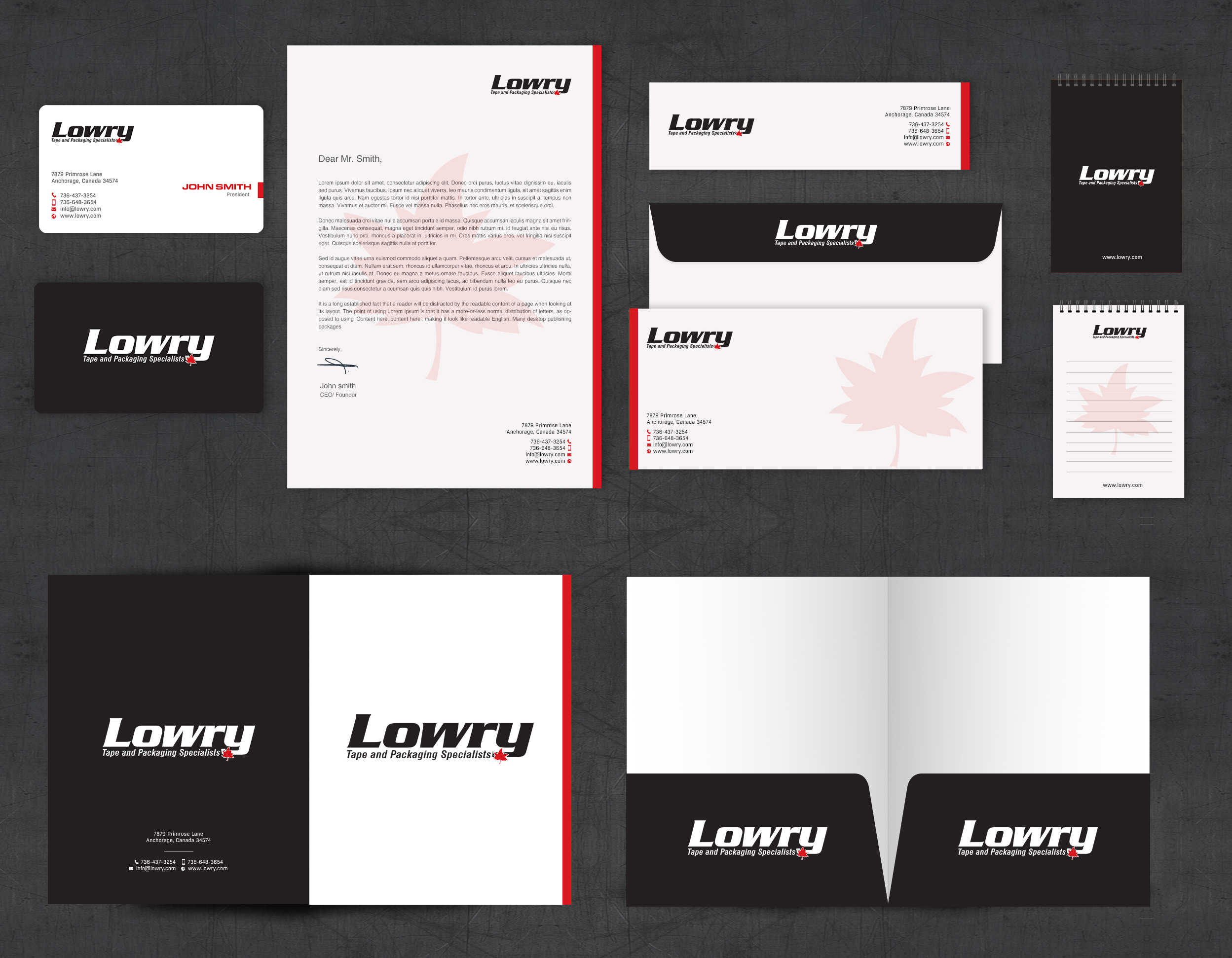 Diseño de Papelería por chandrayaan.creative para Lowry Sales B.C. Ltd | Diseño #36312298