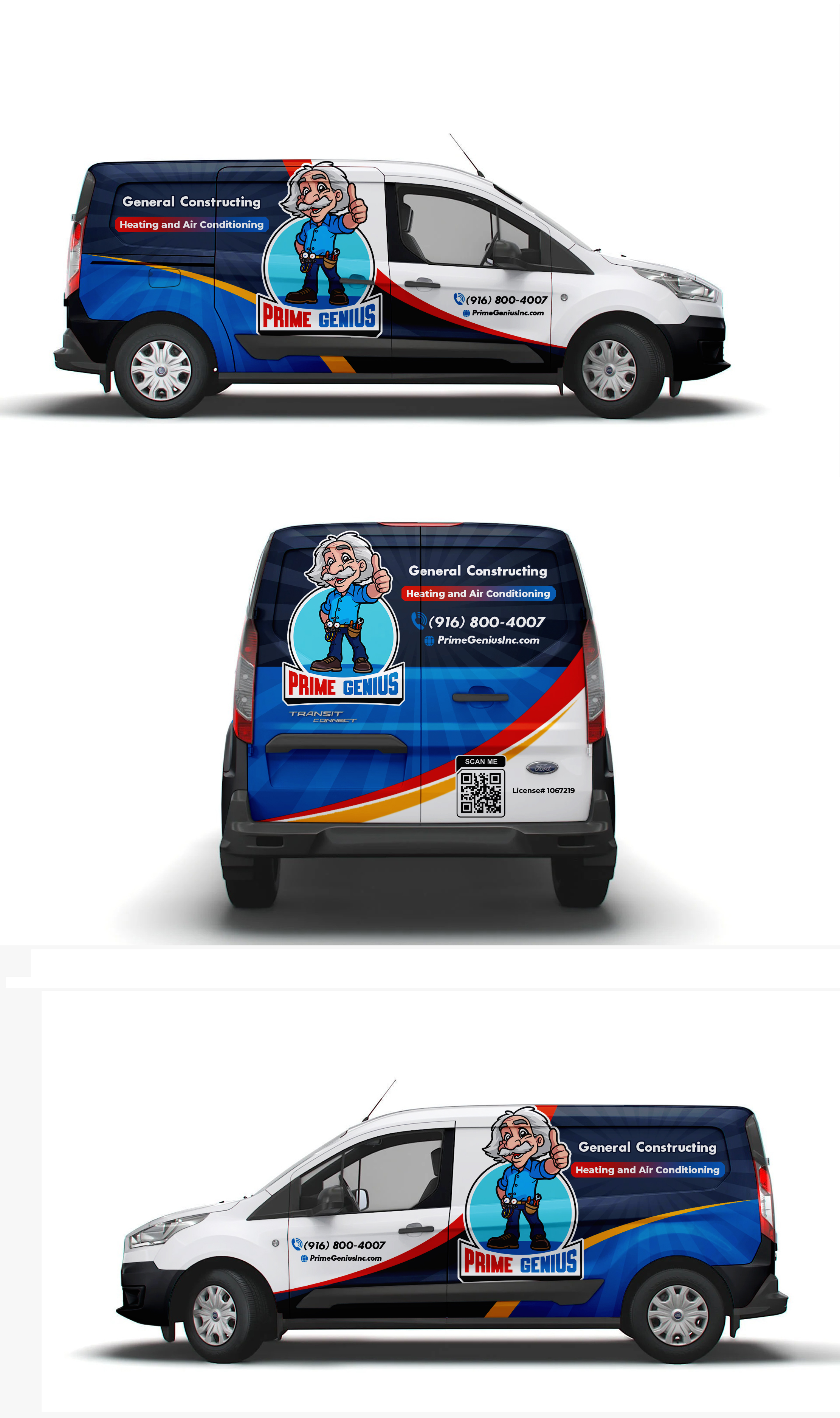 Car Wrap Design by ANGGI MAULANA PRAKOSO for Prime Genius | Design #36264983