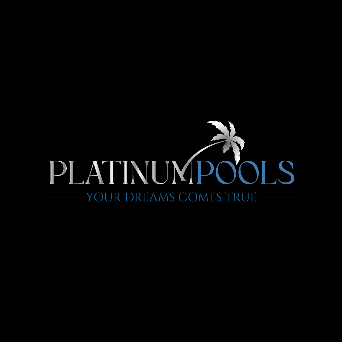 Logo-Design von Farhad Kreative für PLATINUMPOOLS | Design #36252220