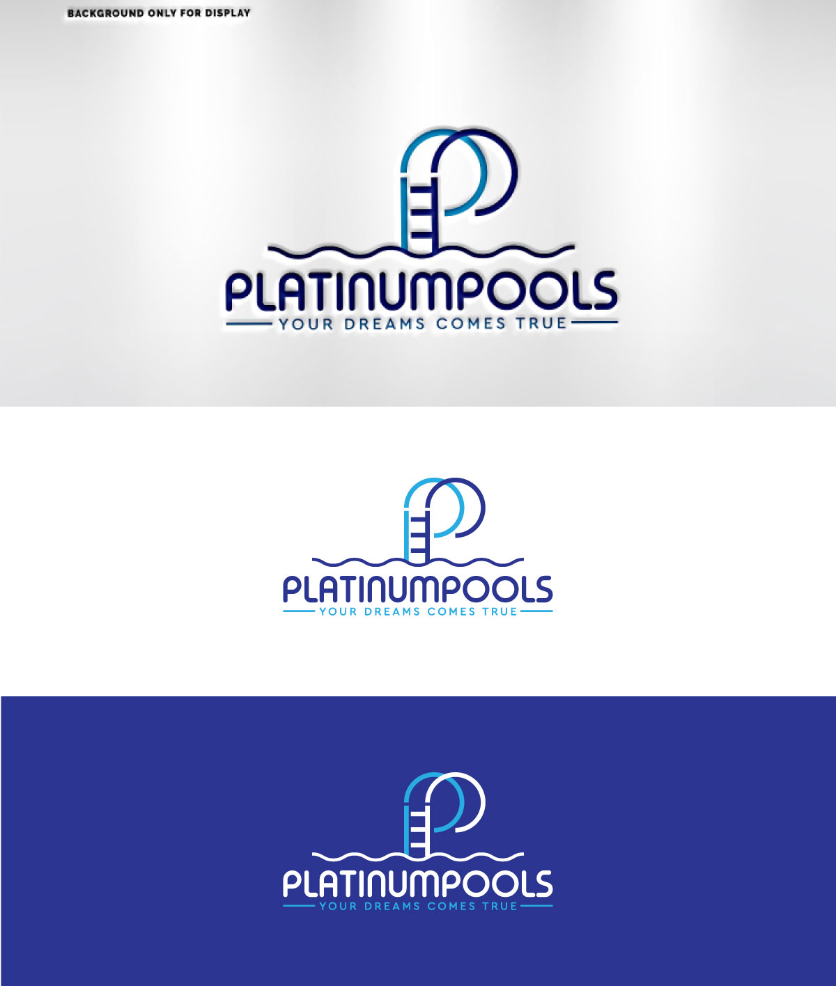 Logo Design by jonkonrad for PLATINUMPOOLS | Design #36250591