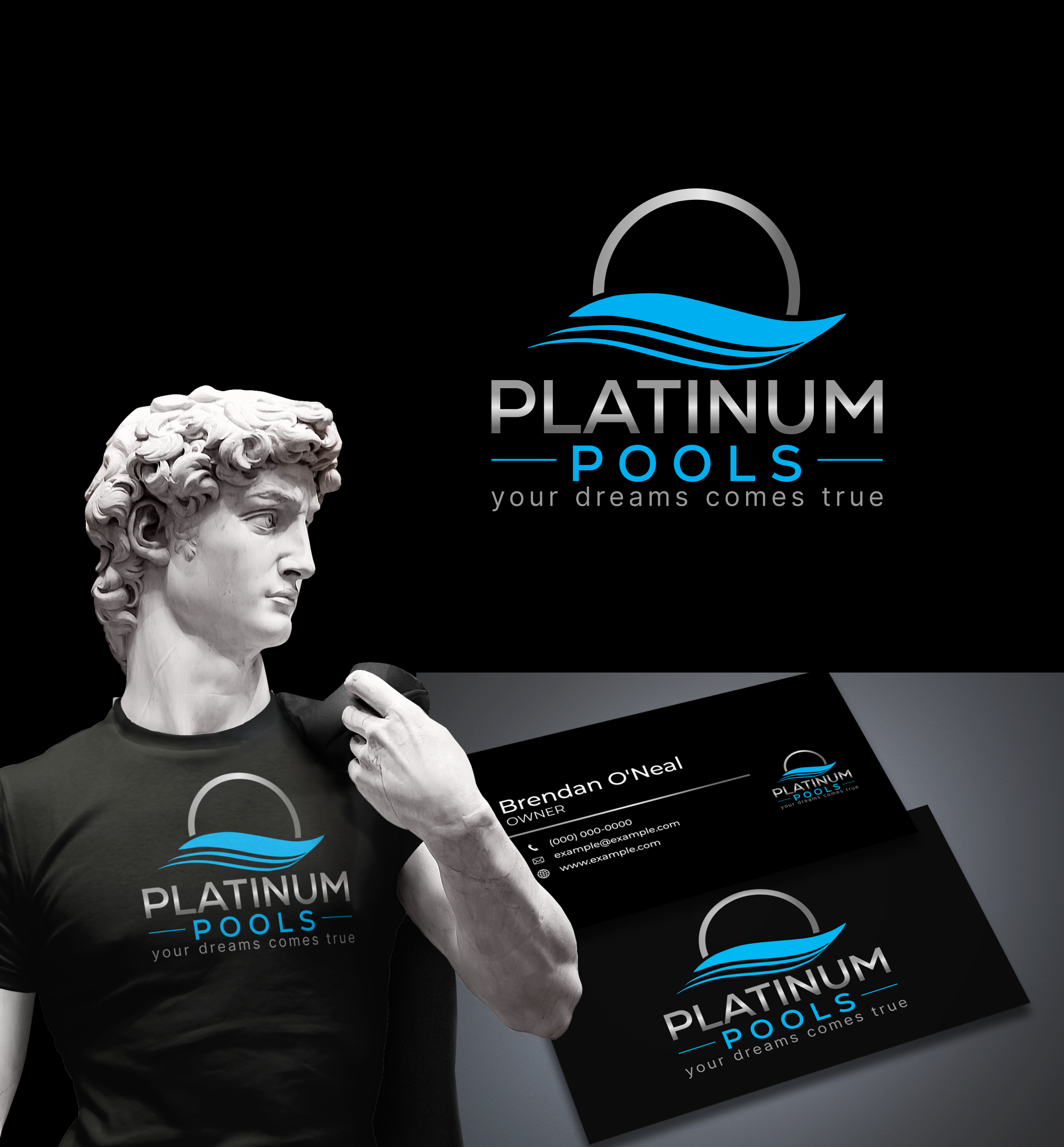 Diseño de Logo por DesigNooox para PLATINUMPOOLS | Diseño #36251025