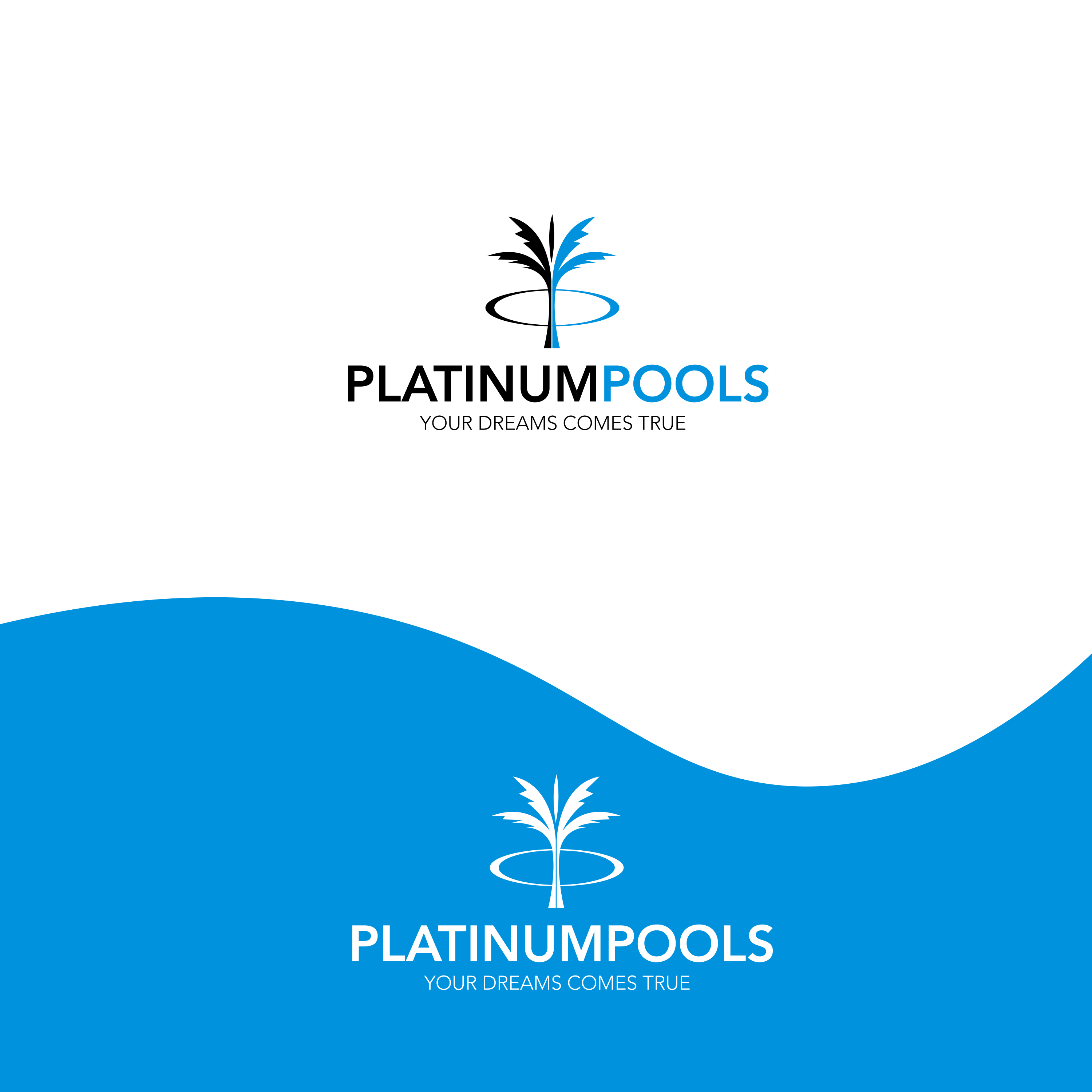 Logo Design by DesignSNW for PLATINUMPOOLS | Design #36250087