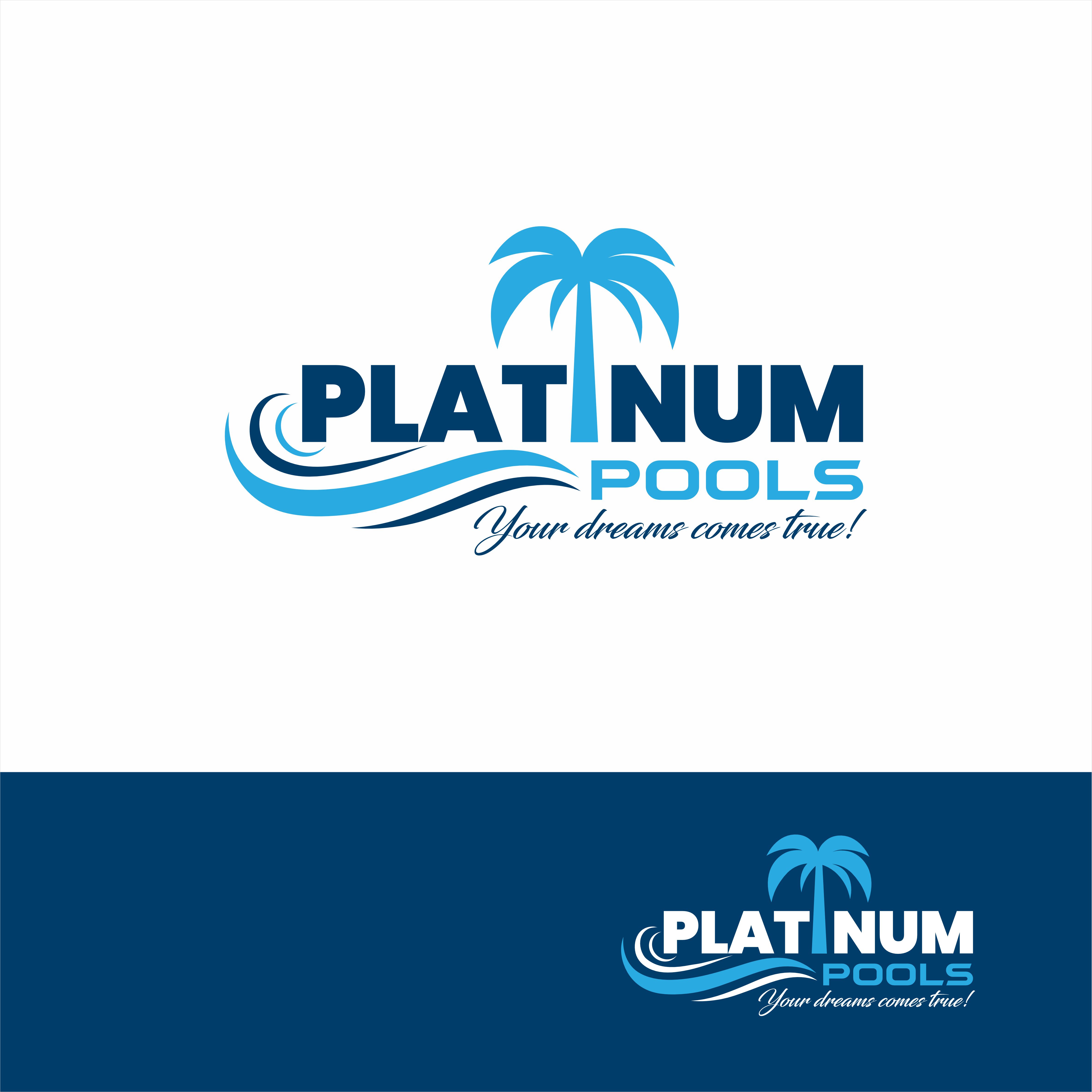 Logo Design by Rajneesha for PLATINUMPOOLS | Design #36252946