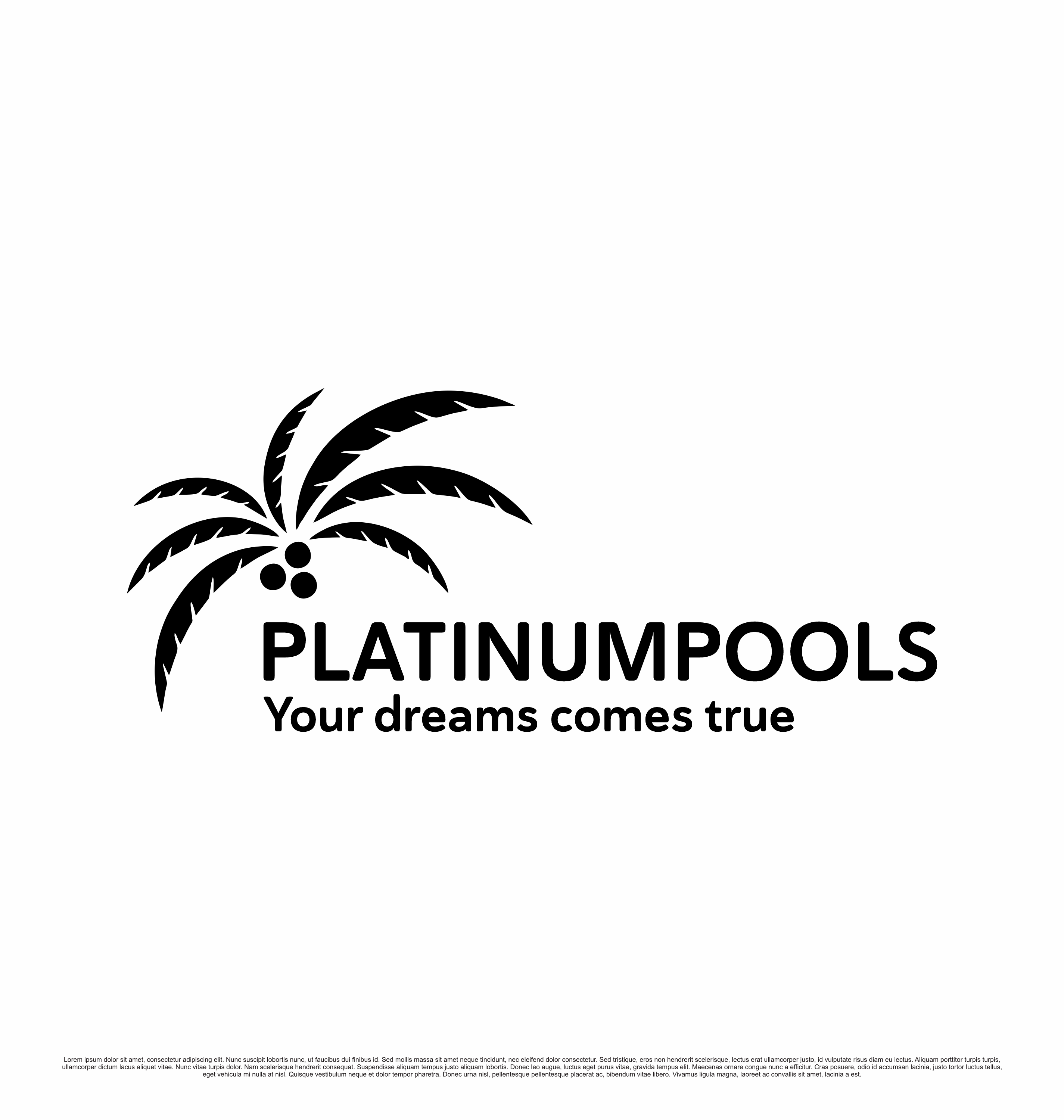 Logo Design by saesean for PLATINUMPOOLS | Design #36252460