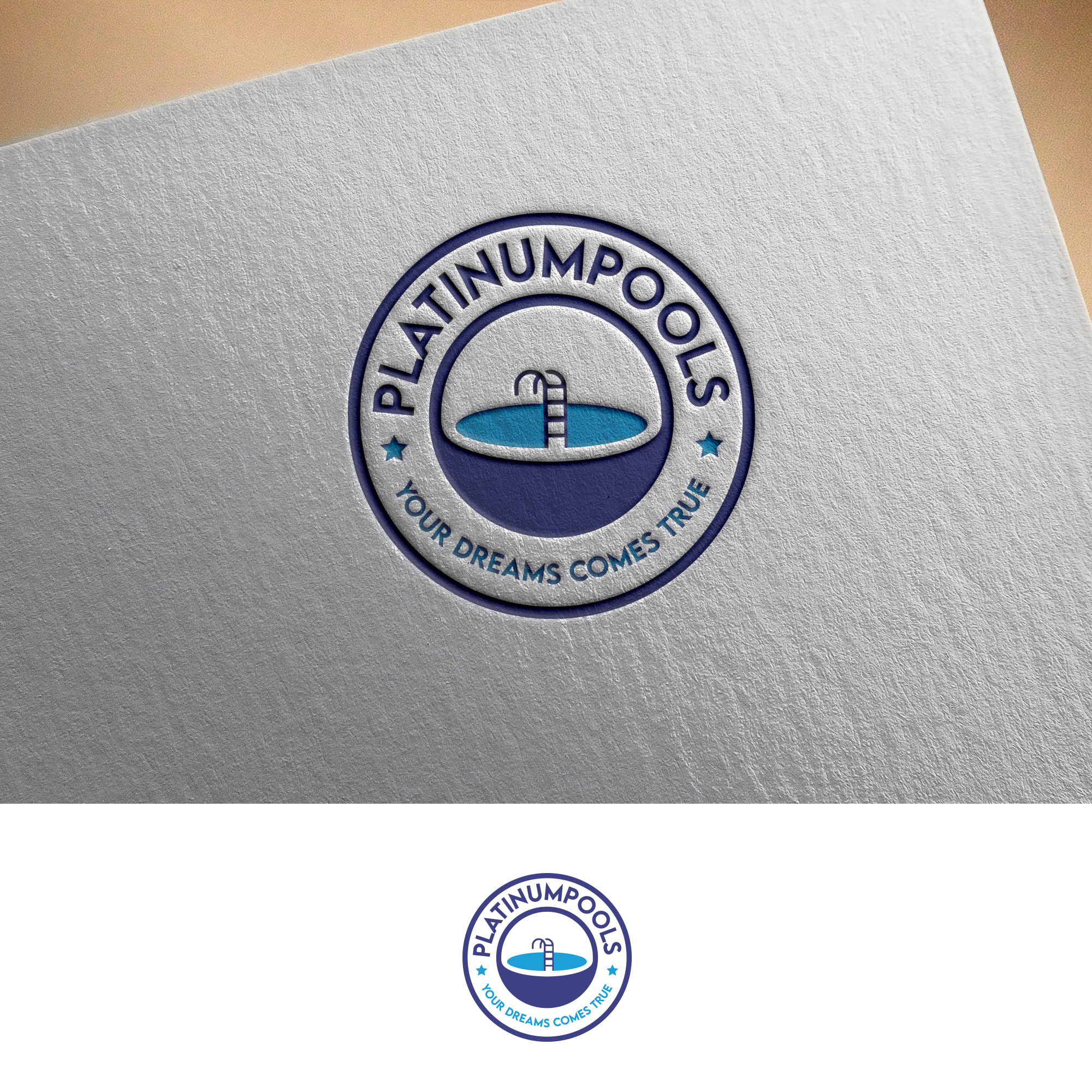 Diseño de Logo por UTlogo para PLATINUMPOOLS | Diseño #36252780