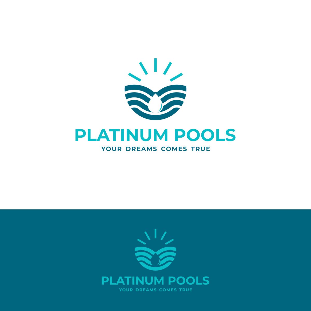 Logo Design by exagraphic for PLATINUMPOOLS | Design #36249656