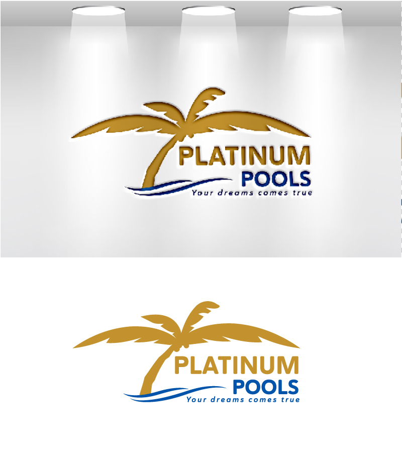 Logo Design by VisionCraft™ for PLATINUMPOOLS | Design #36248654