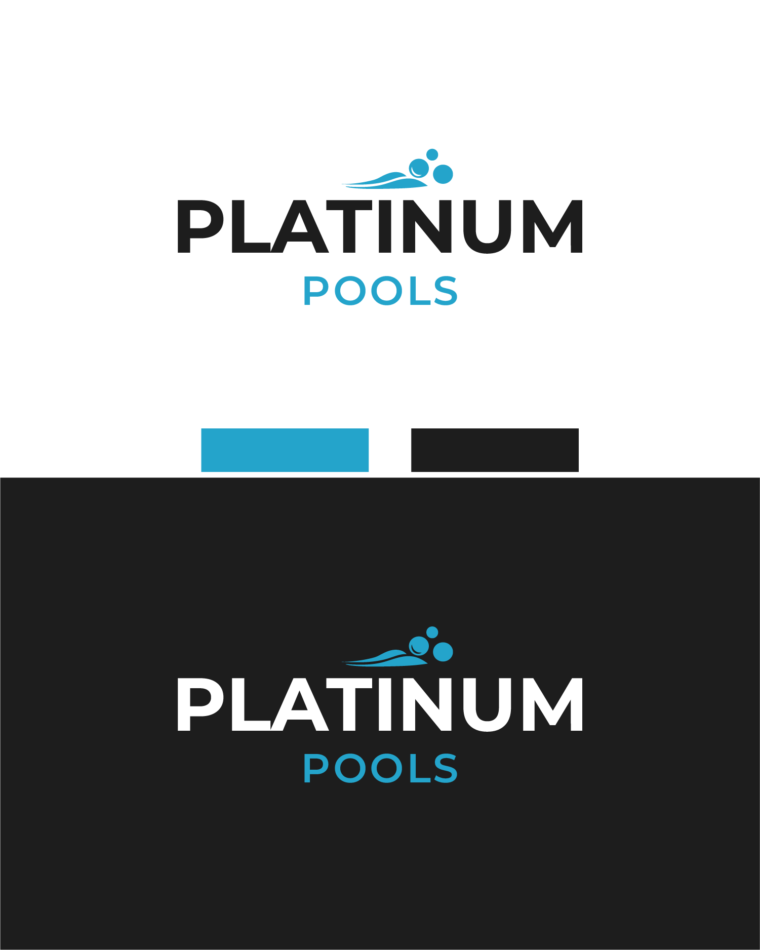 Logo Design by designs by Dylan for PLATINUMPOOLS | Design #36247846