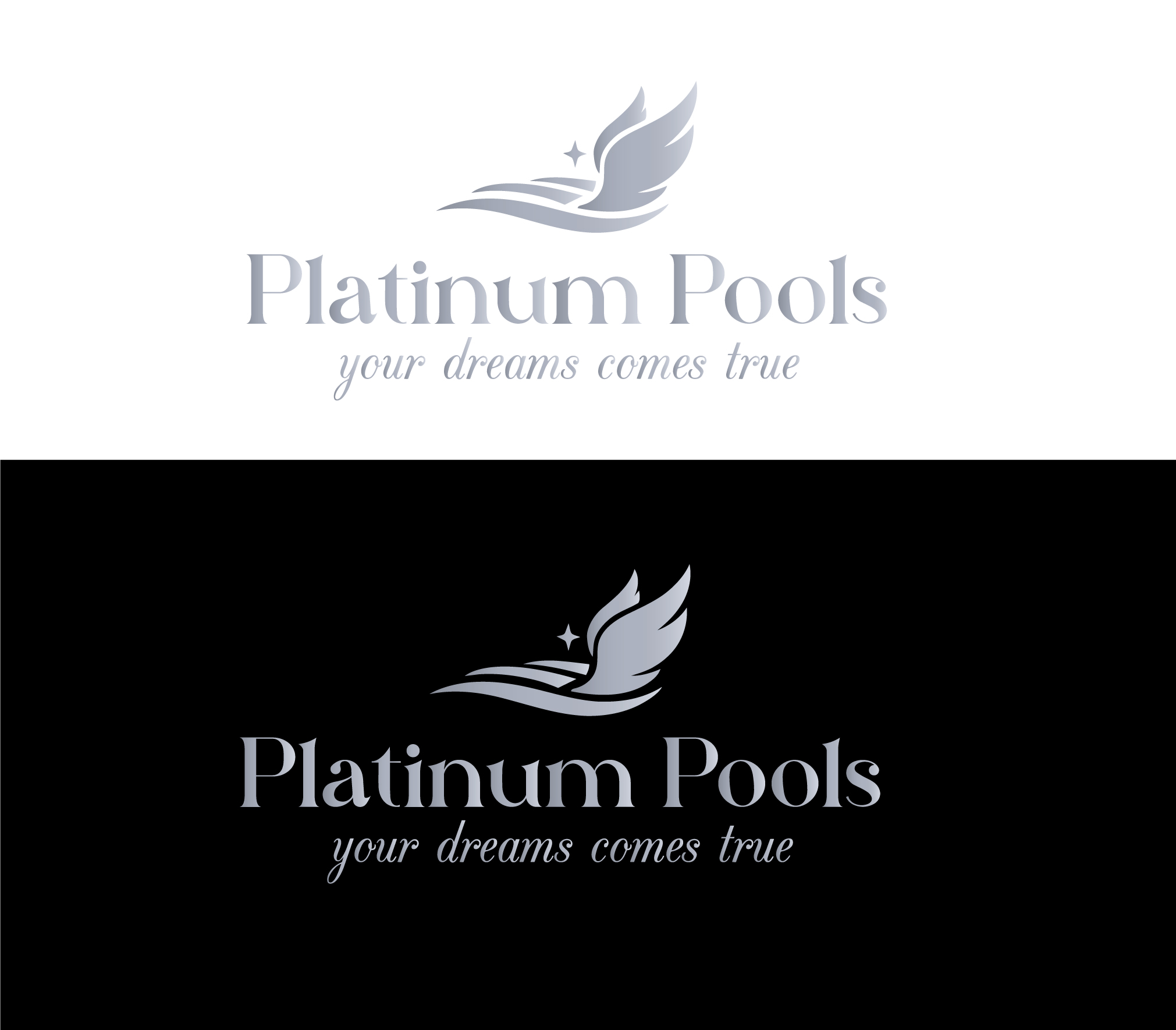 Logo-Design von expert102 für PLATINUMPOOLS | Design #36251882