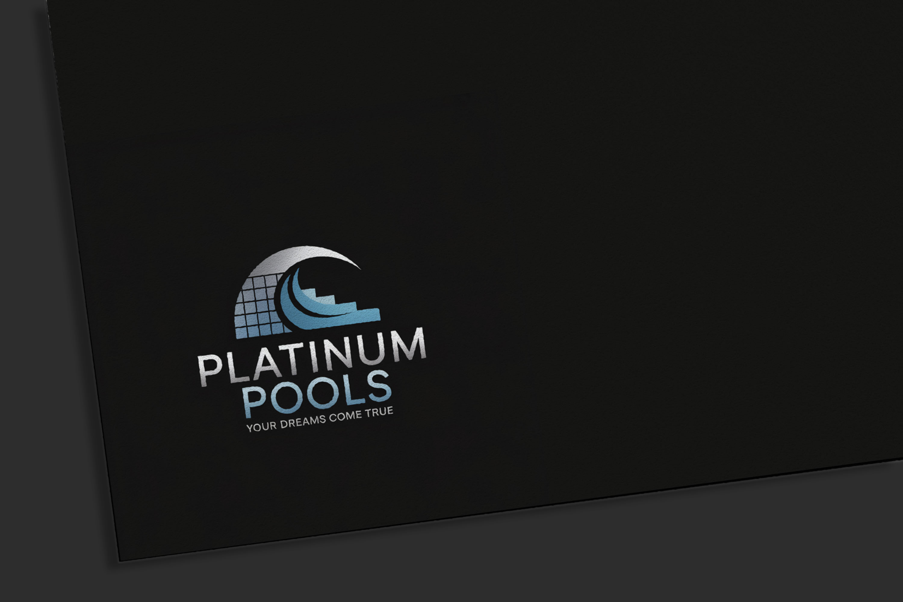 Logo Design by Olivia Marie Smith for PLATINUMPOOLS | Design #36248749