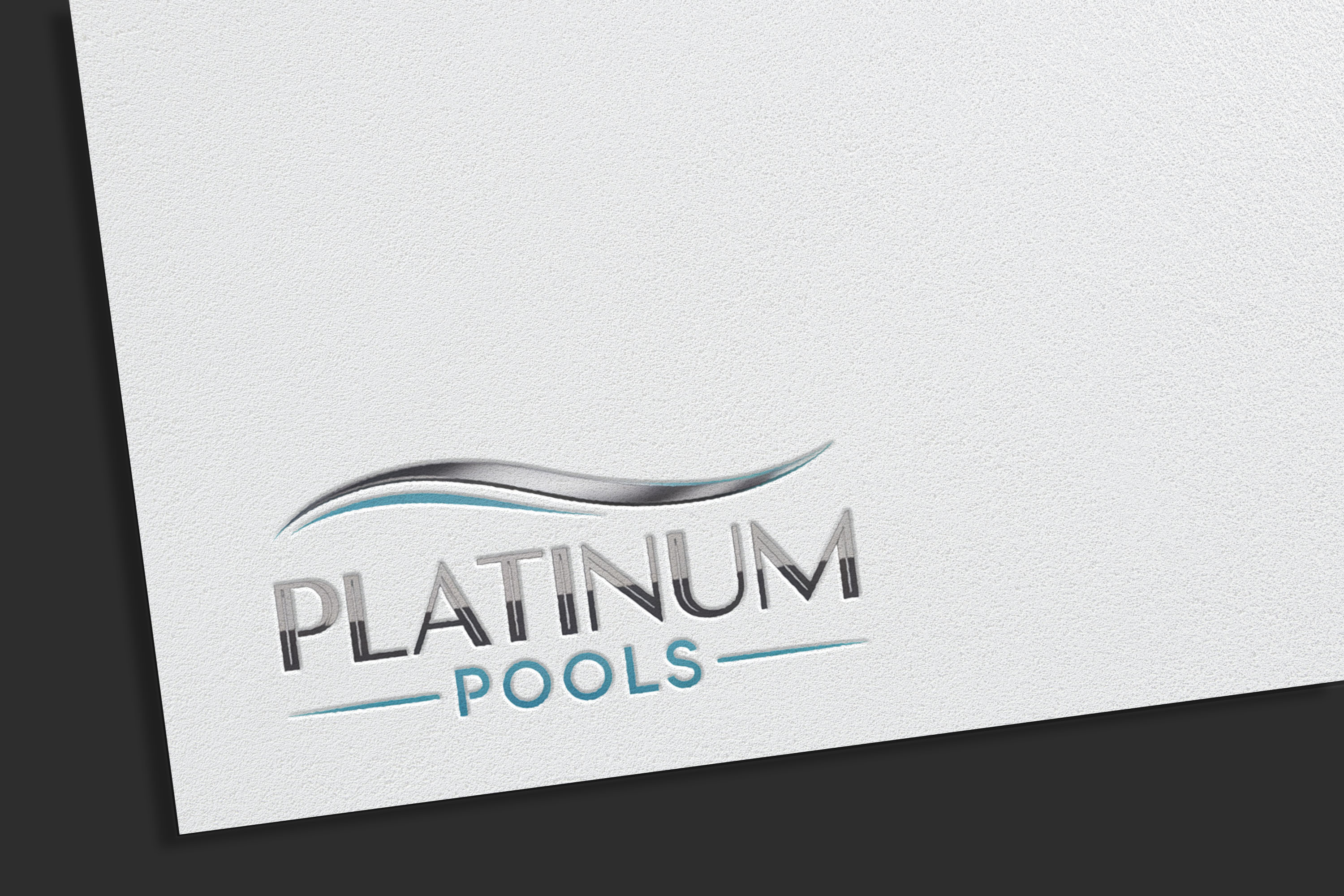 Logo Design by Olivia Marie Smith for PLATINUMPOOLS | Design #36248754