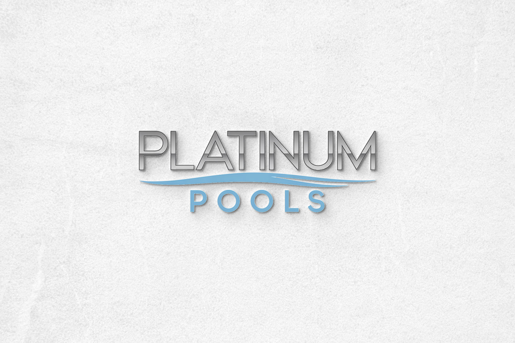Logo Design by Majesty Design  for PLATINUMPOOLS | Design #36248735