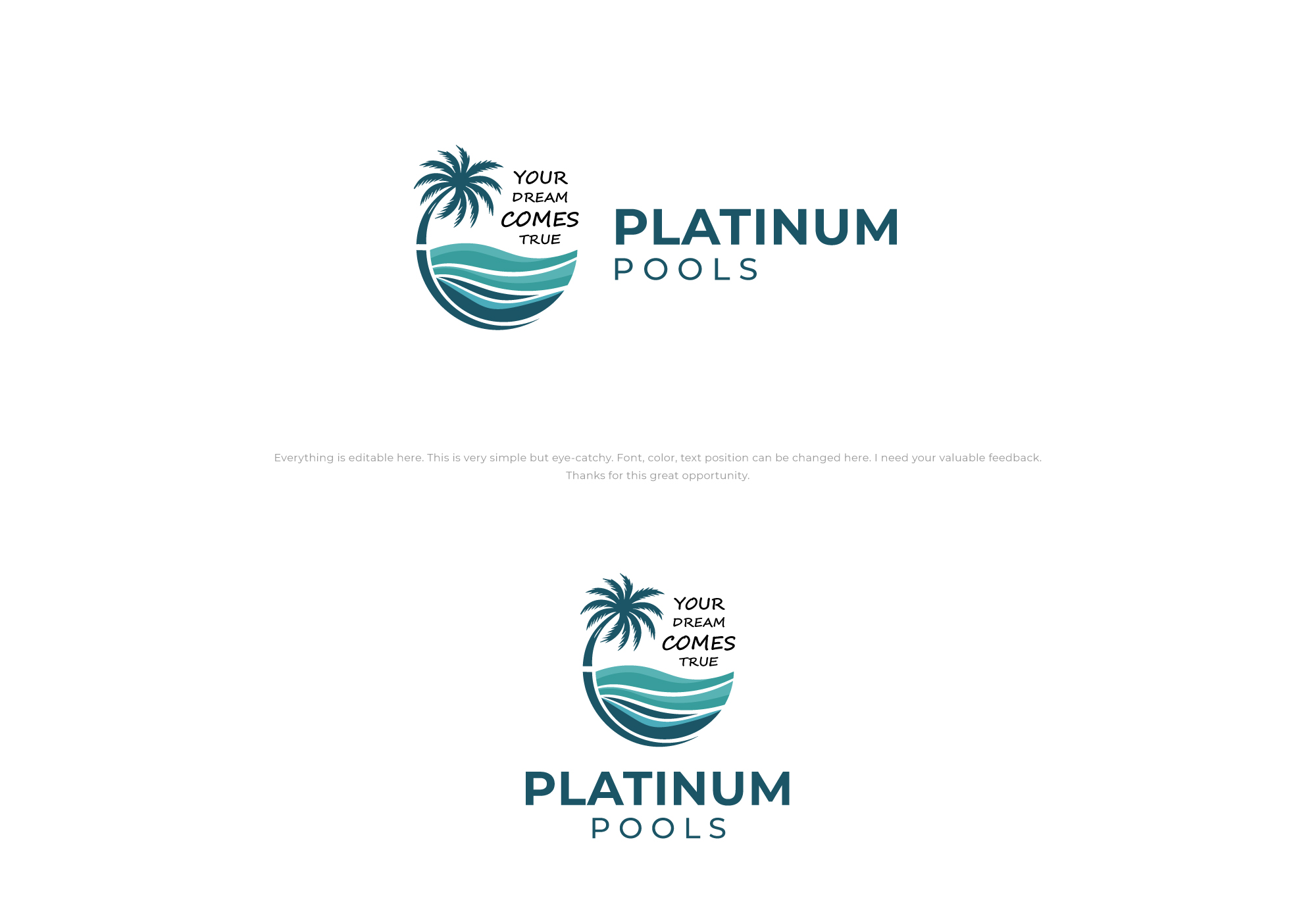 Design de Logo par Faizullah65 pour PLATINUMPOOLS | Design #36253202