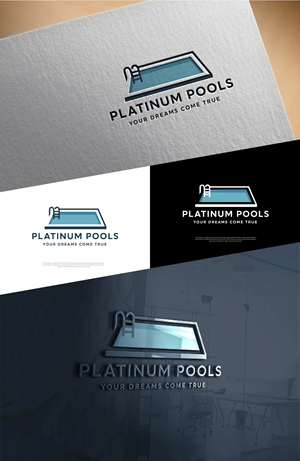 Logo Design by Cool-Designer for PLATINUMPOOLS | Design: #36251457