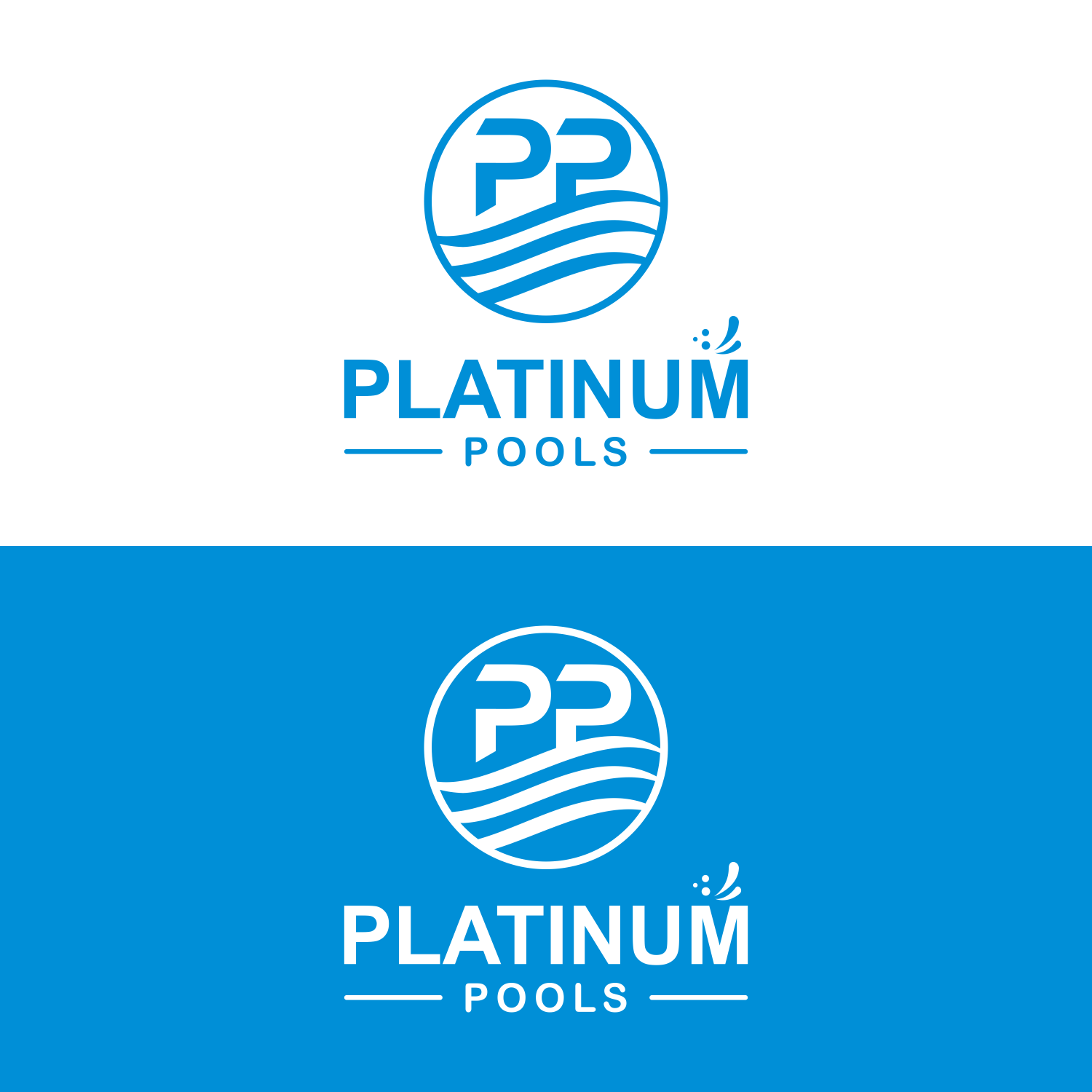 Logo-Design von Bakoh für PLATINUMPOOLS | Design #36252382