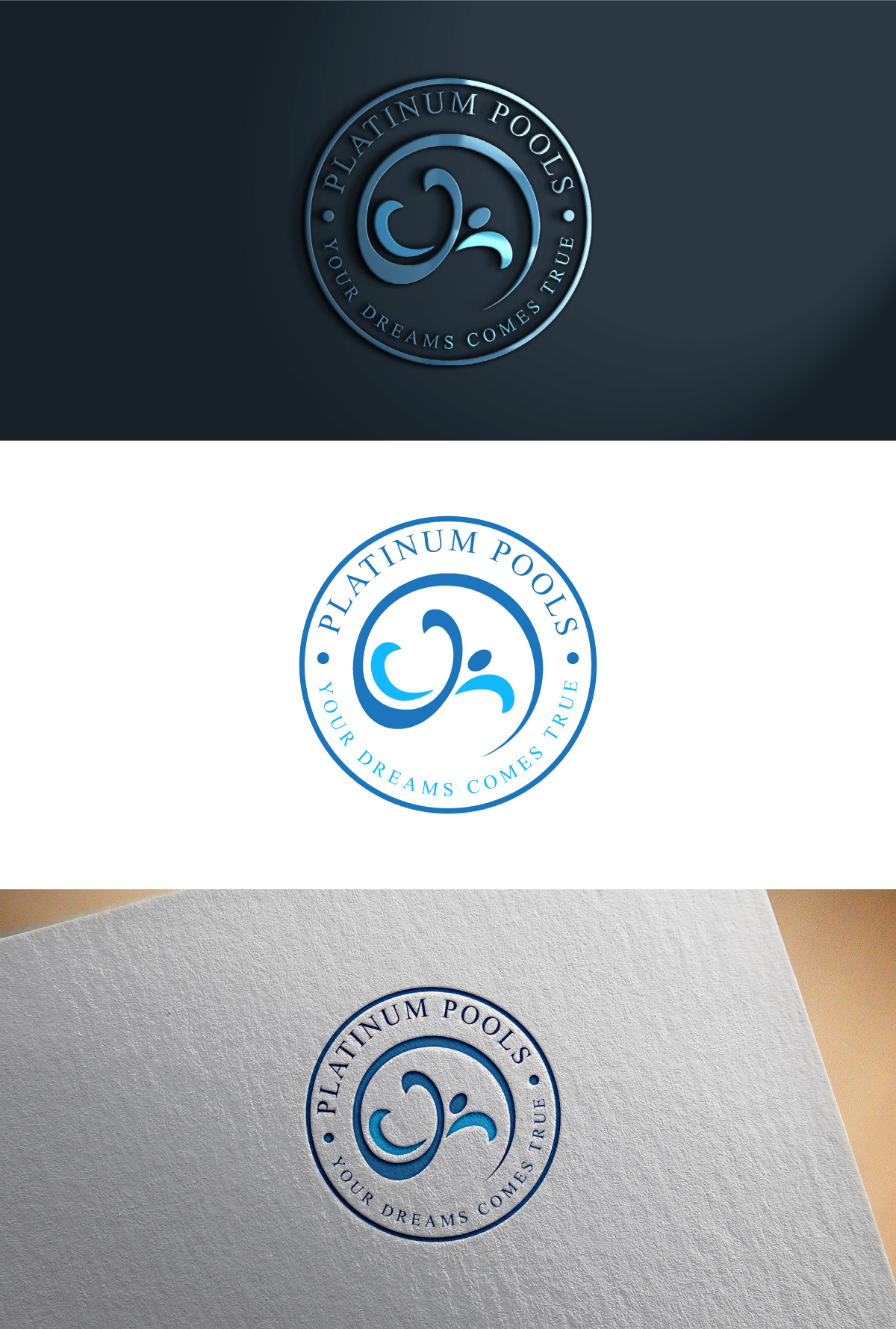 Logo Design by ariba6269 for PLATINUMPOOLS | Design #36250477