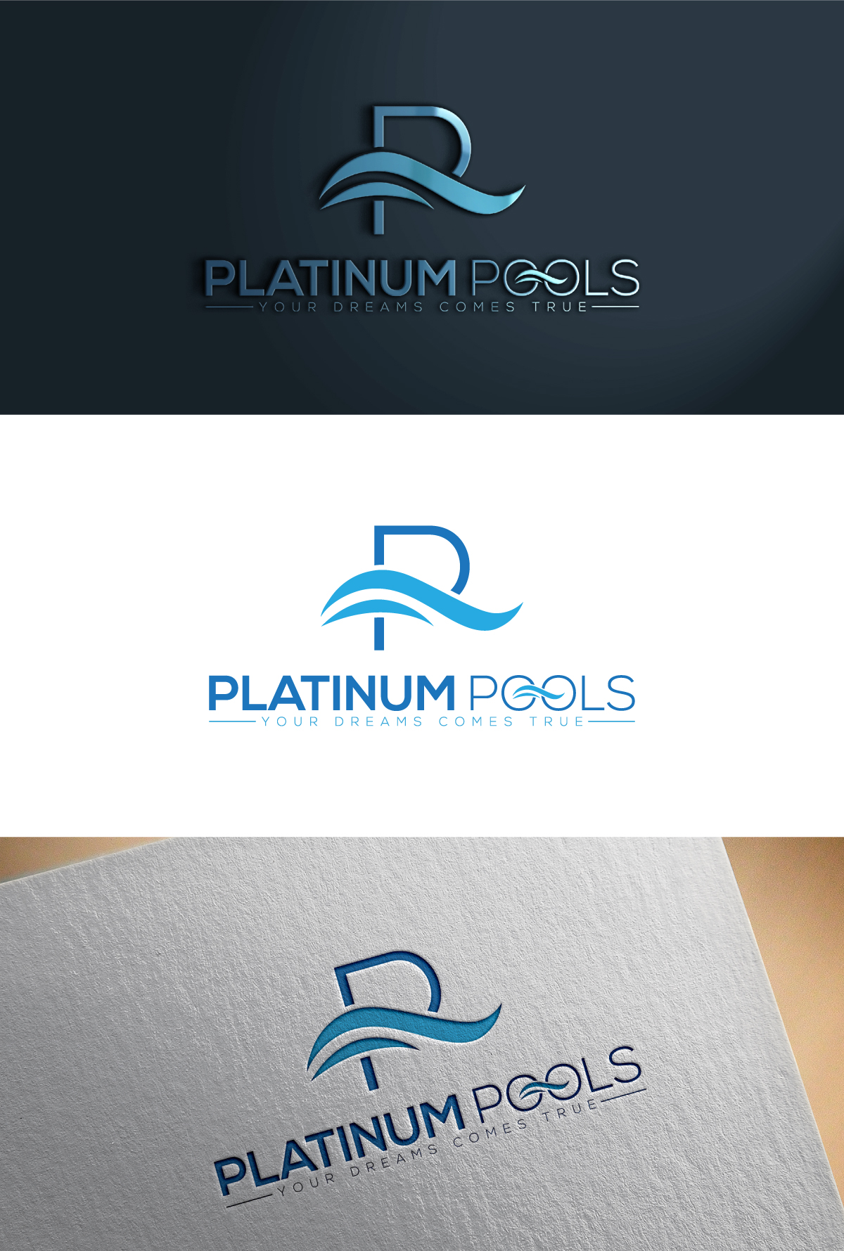 Logo Design by ariba6269 for PLATINUMPOOLS | Design #36250536