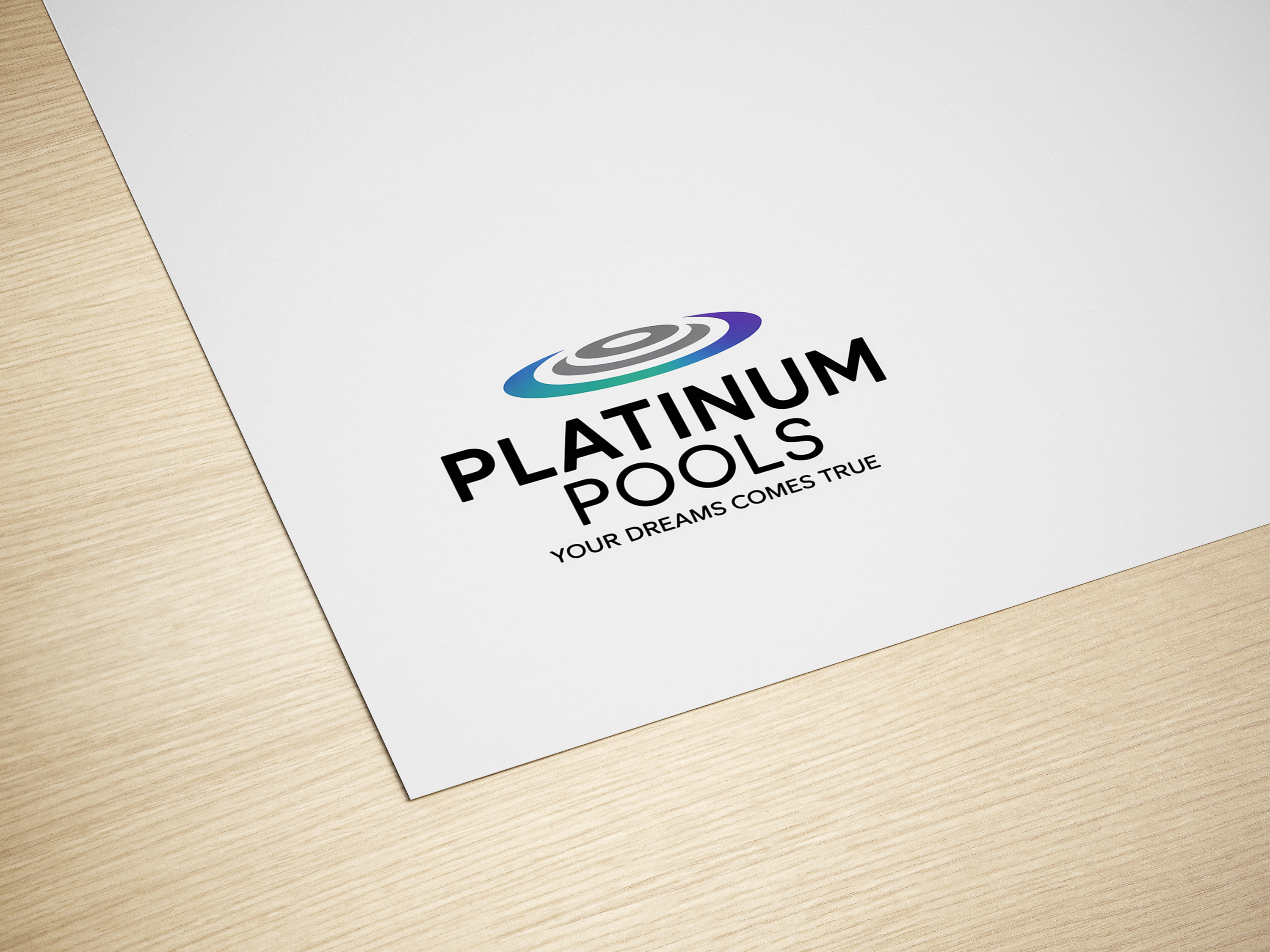 Logo Design by Zoe Designs for PLATINUMPOOLS | Design #36255381