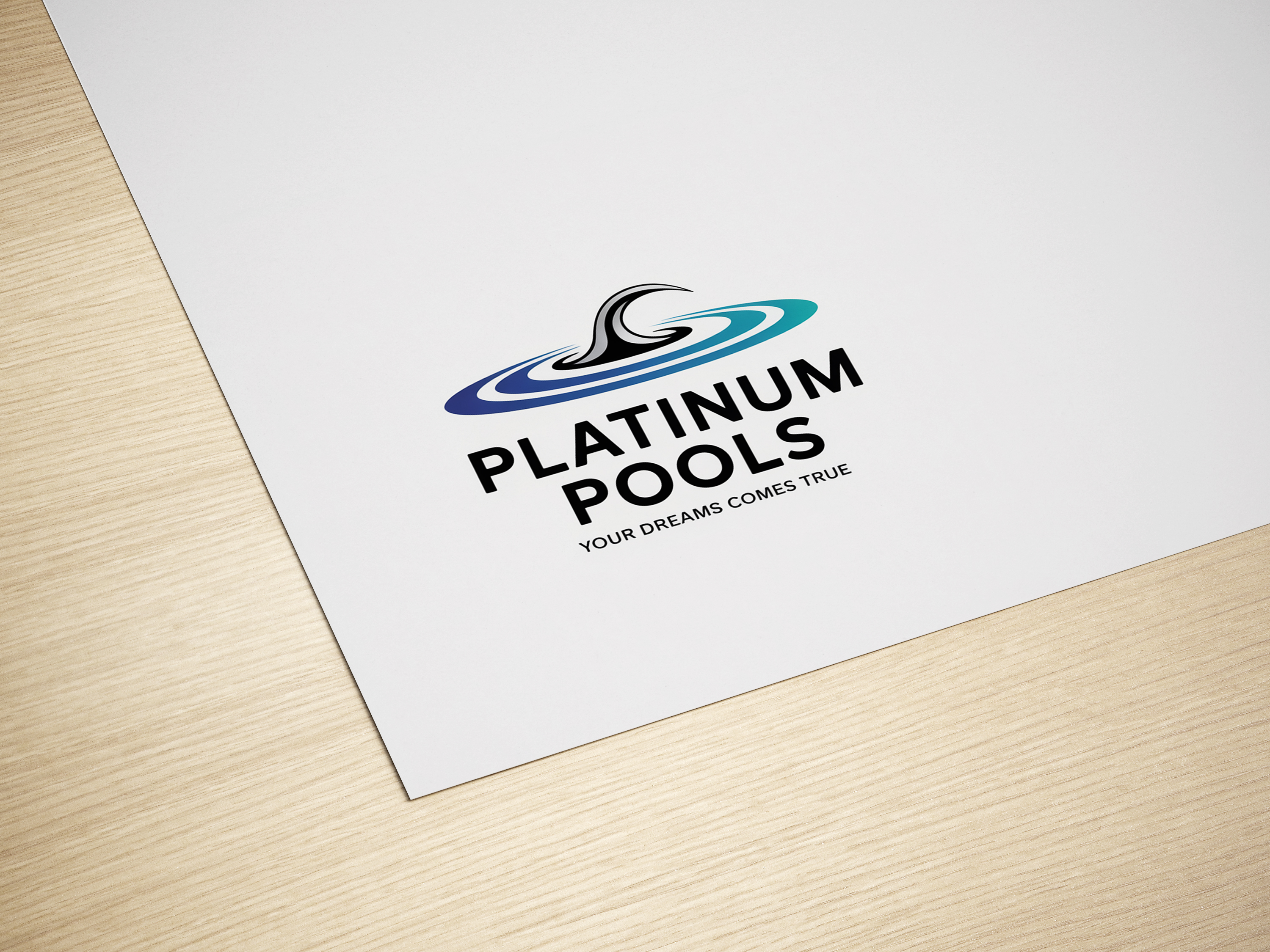 Logo-Design von Zoe Designs für PLATINUMPOOLS | Design #36255383